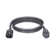 CABLE DE ALIMENTACIÓN ELÉCTRICA CON BLOQUEO DE SEGURIDAD, DE IEC C14 A IEC C13, 1.2 METROS DE LARGO, COLOR NEGRO, PAQUETE DE 10 PIEZAS-Cableado-PANDUIT-Bsai Seguridad & Controles