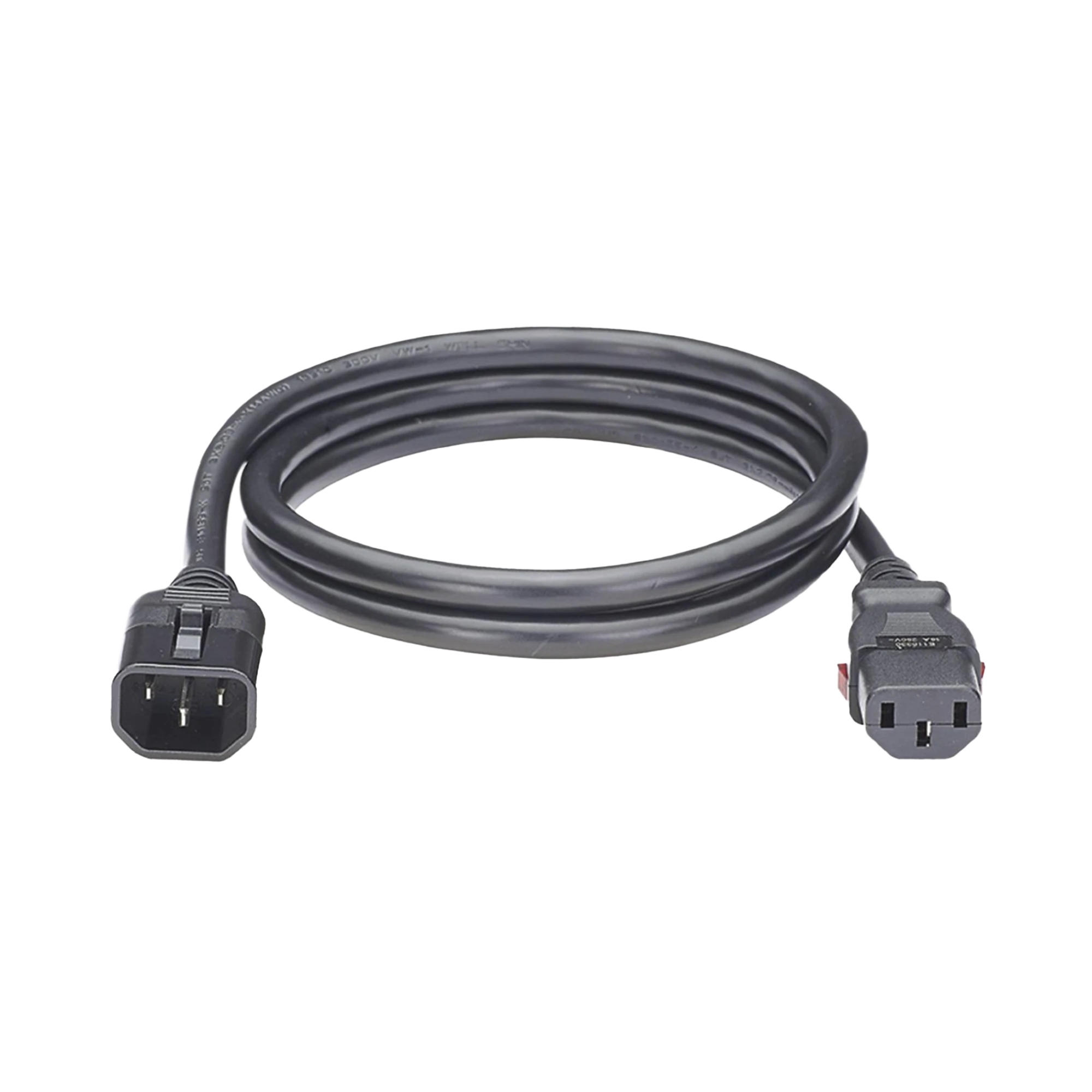 CABLE DE ALIMENTACIÓN ELÉCTRICA CON BLOQUEO DE SEGURIDAD, DE IEC C14 A IEC C13, 1.2 METROS DE LARGO, COLOR NEGRO, PAQUETE DE 10 PIEZAS-Cableado-PANDUIT-Bsai Seguridad & Controles