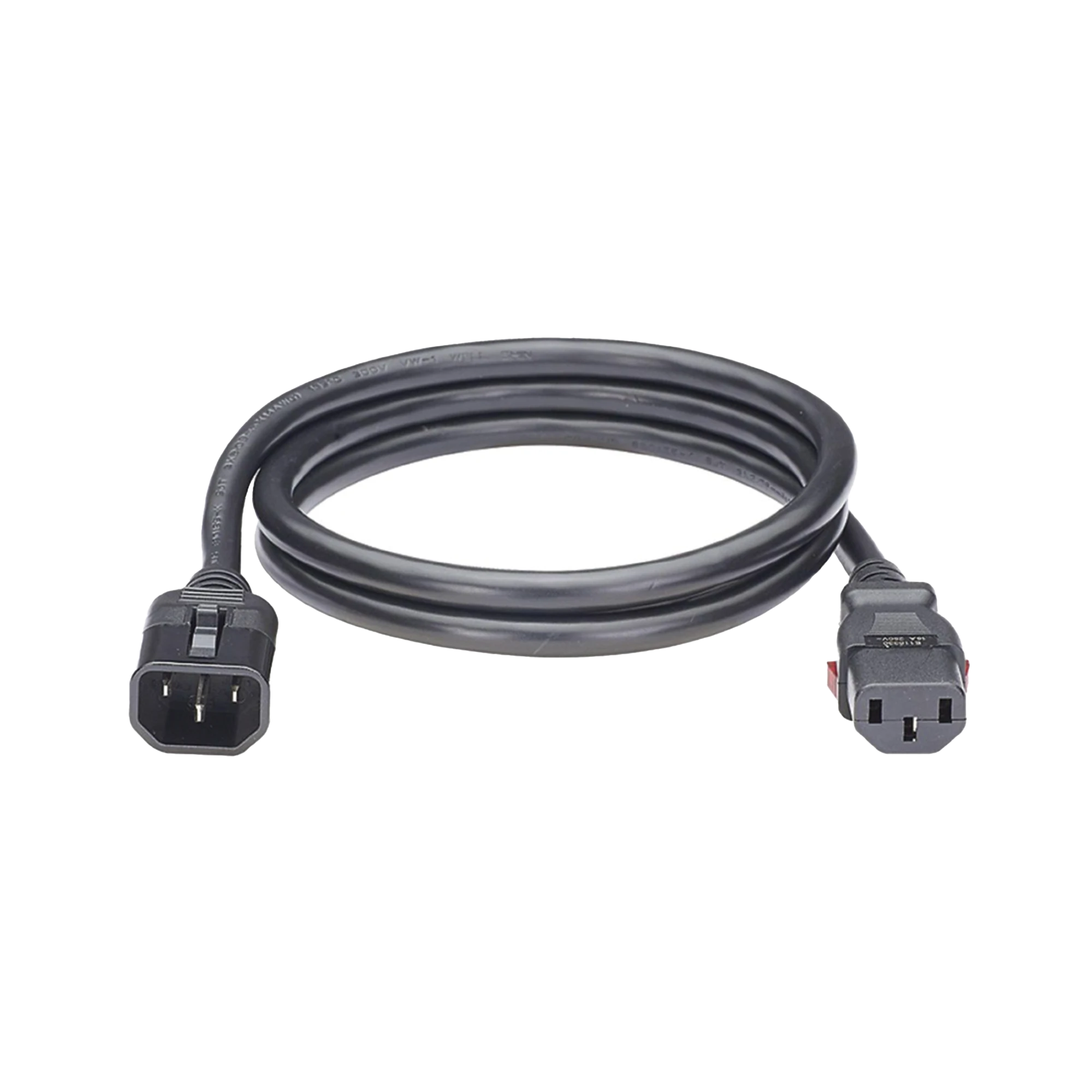 CABLE DE ALIMENTACIÓN ELÉCTRICA CON BLOQUEO DE SEGURIDAD, DE IEC C14 A IEC C13, 1.8 METROS DE LARGO, COLOR NEGRO, PAQUETE DE 10 PIEZAS-Área Eléctrica-PANDUIT-Bsai Seguridad & Controles
