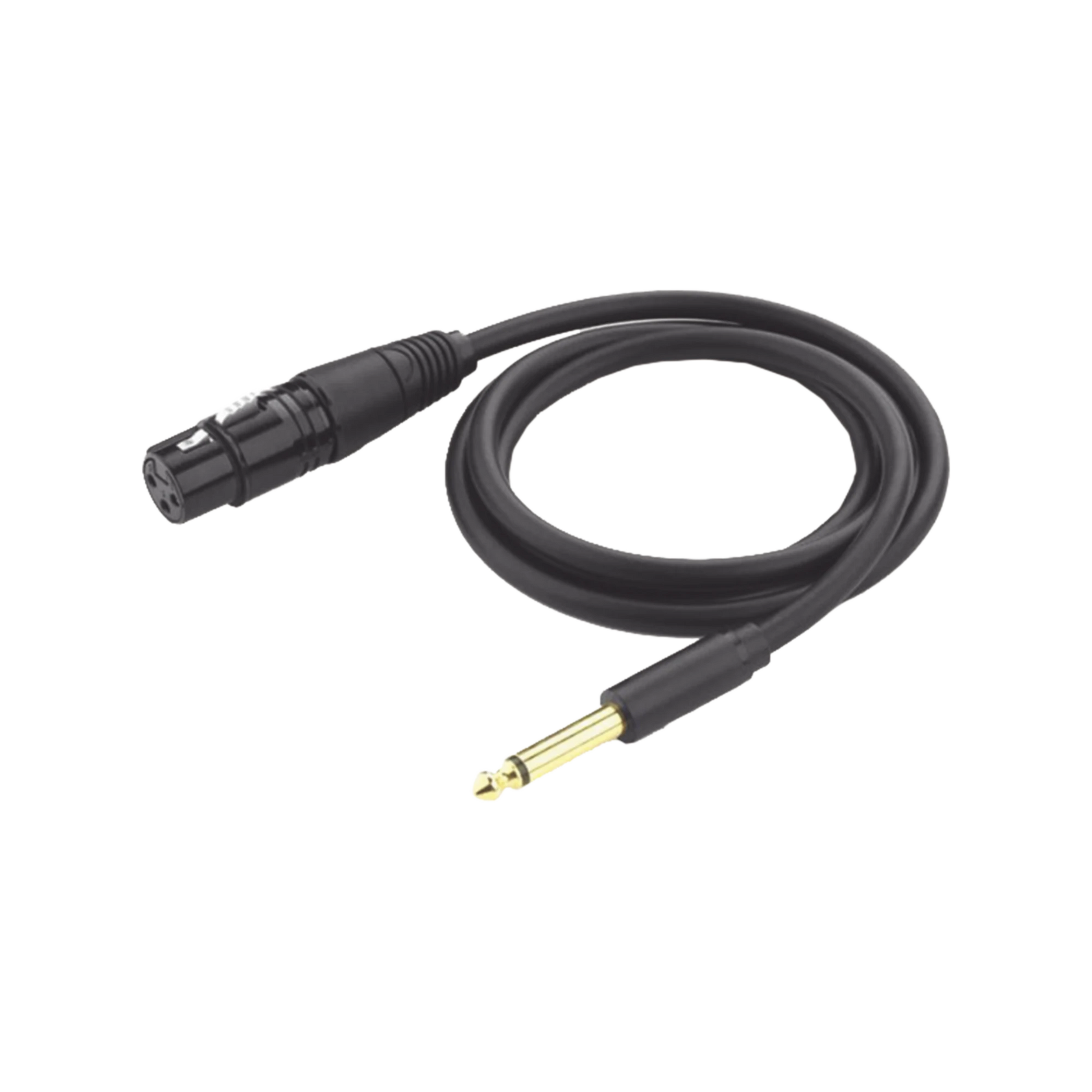 CABLE DE ALTA CALIDAD PARA MICRÓFONO CANON HEMBRA A 6.2MM MACHO, 5 METROS, NEGRO-Megafonia y Audioevacuacion-UGREEN-Bsai Seguridad & Controles