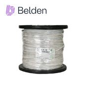 CABLE DE AUDIO COMERCIAL Y SEGURIDAD BELDEN 5200FE 0091000 / INTERIOR / BLANCO / 2 CONDUCTORES / 16 AWG / FORRO PVC / CMR / BLINDADO / BOBINA / 1,000 PIES 305 METROS-Audio / Control / Intrusión-BELDEN-5200FE 0091000-Bsai Seguridad & Controles