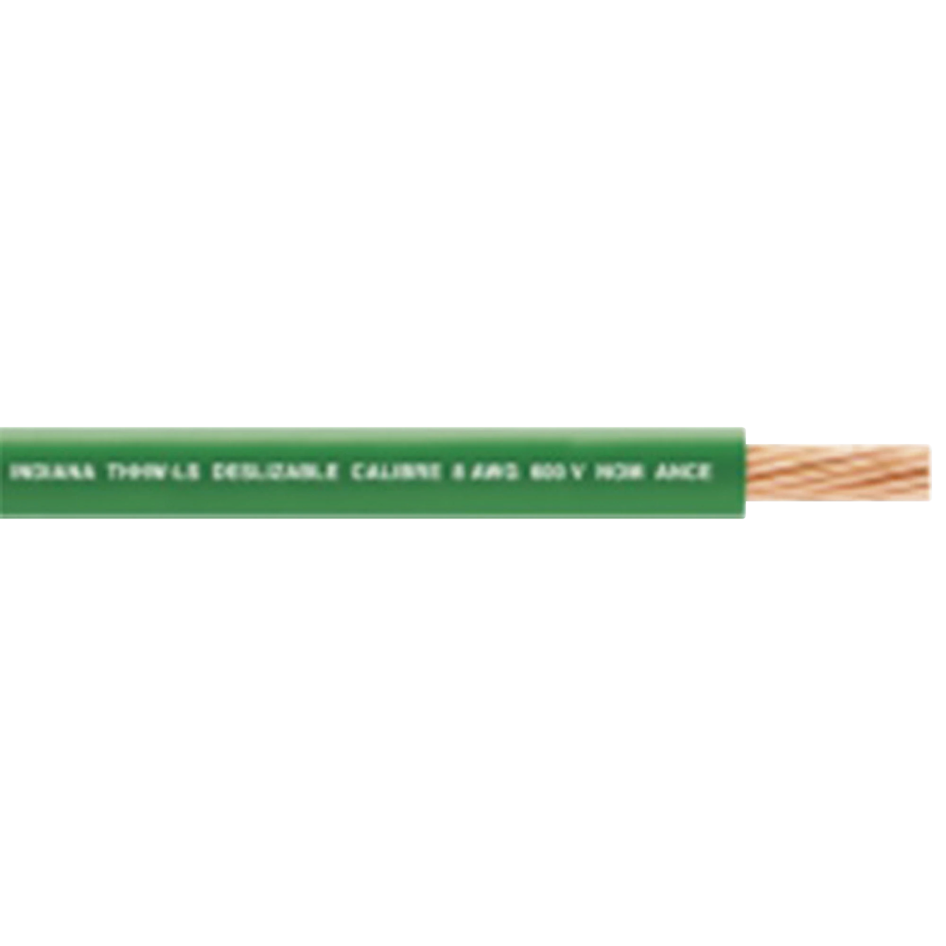 CABLE DE COBRE RECUBIERTO THW-LS CALIBRE 14 AWG 19 HILOS COLOR VERDE (100 METRO)-Cableado-INDIANA-Bsai Seguridad & Controles