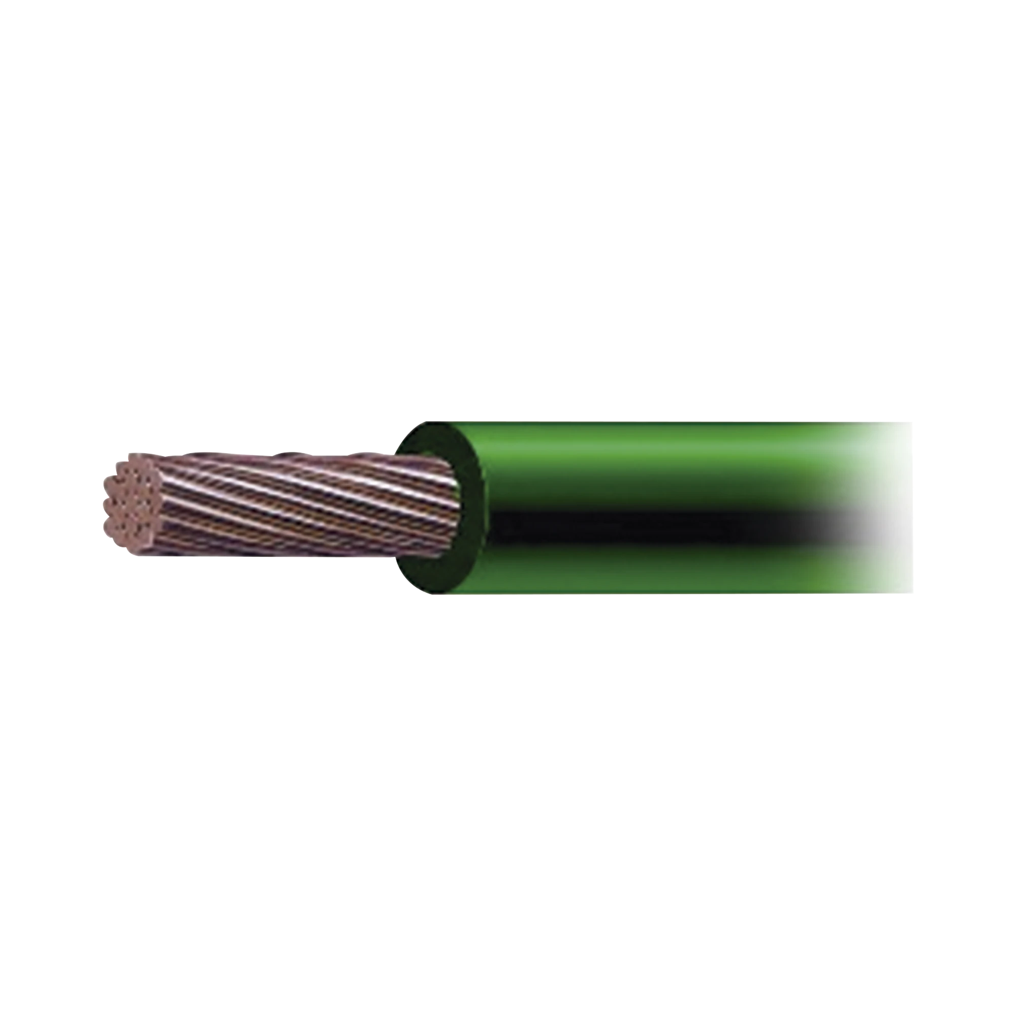CABLE DE COBRE RECUBIERTO THW-LS CALIBRE 4 AWG 19 HILOS COLOR VERDE (500 METROS)-Accesorios para Instalacion Tierra Fisica y Pararrayos-INDIANA-Bsai Seguridad & Controles