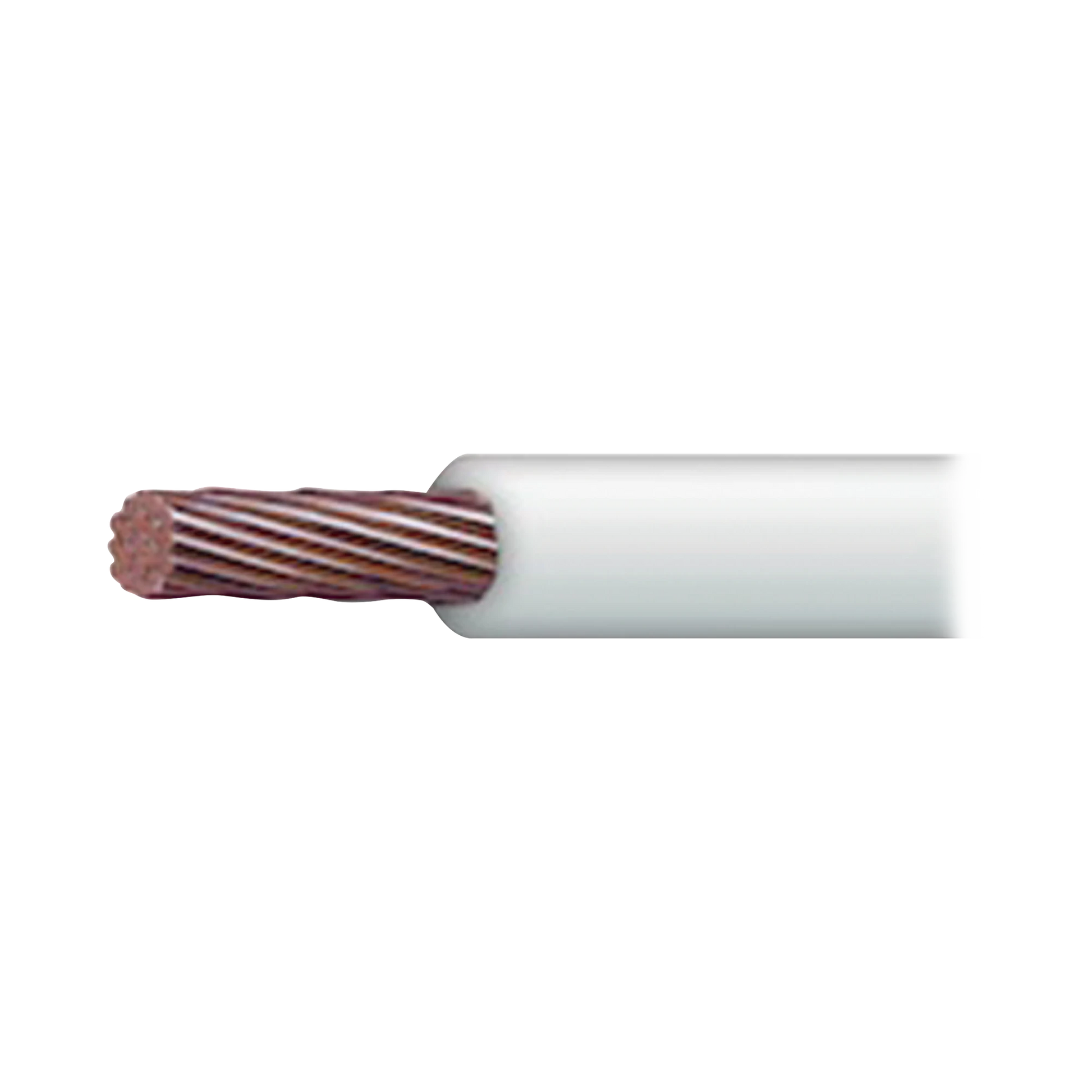 CABLE DE COBRE RECUBIERTO THW-LS CALIBRE 6 AWG 19 HILOS COLOR BLANCO (100 METROS)-Accesorios para Instalacion Tierra Fisica y Pararrayos-INDIANA-Bsai Seguridad & Controles