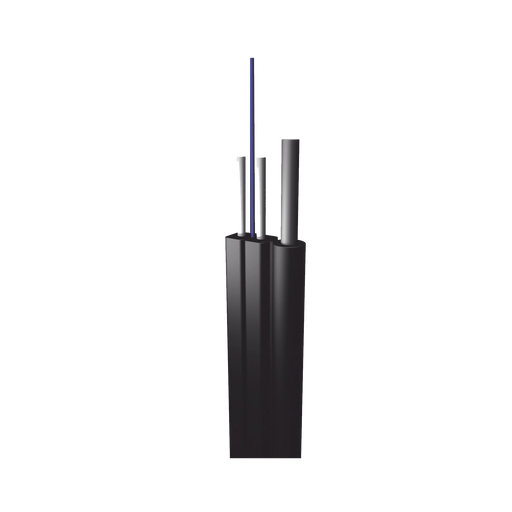 CABLE DE FIBRA ÓPTICA AÉREA MINI FIGURA 8 G.657A2 TIPO DROP, MONOMODO DE 1 HILO (UNIFIBRA), COLOR NEGRO, PRECIO POR METRO-Redes FTTH/PON-LINKEDPRO BY FIBERHOME-Bsai Seguridad & Controles
