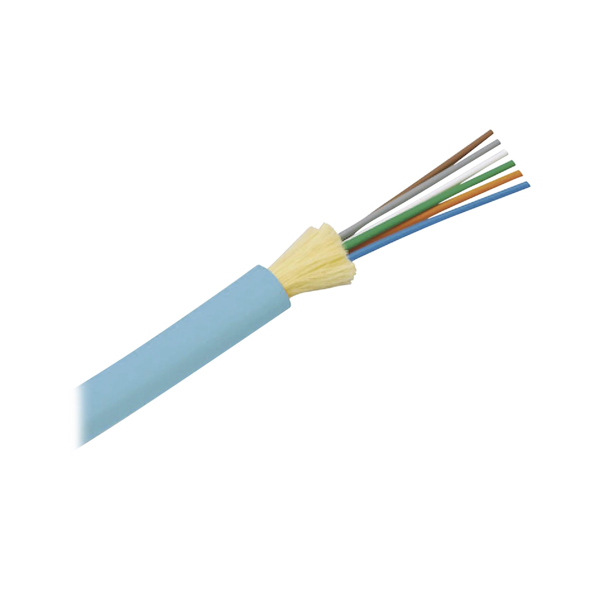 CABLE DE FIBRA ÓPTICA DE 12 HILOS, MULTIMODO OM4 50/125 OPTIMIZADA, INTERIOR, TIGHT BUFFER 900UM, NO CONDUCTIVA (DIELÉCTRICA), OFNR (RISER), PRECIO POR METRO-Fibra Óptica-PANDUIT-FODRZ12Y-Bsai Seguridad & Controles