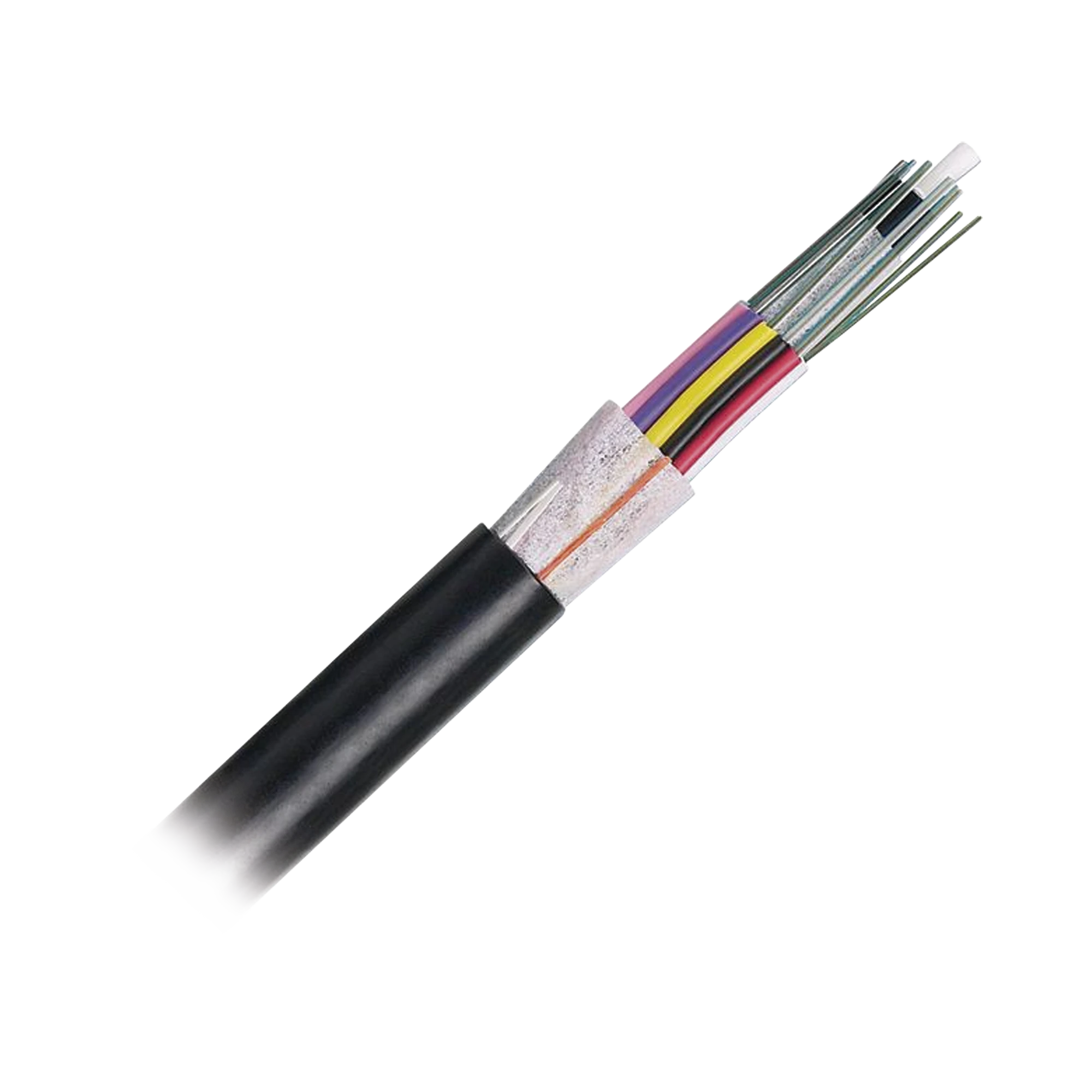 CABLE DE FIBRA ÓPTICA DE 6 HILOS, OSP (PLANTA EXTERNA), NO ARMADA (DIELÉCTRICA), 250UM, MONOMODO OS2, PRECIO POR METRO-Cable de Fibra Optica-PANDUIT-Bsai Seguridad & Controles