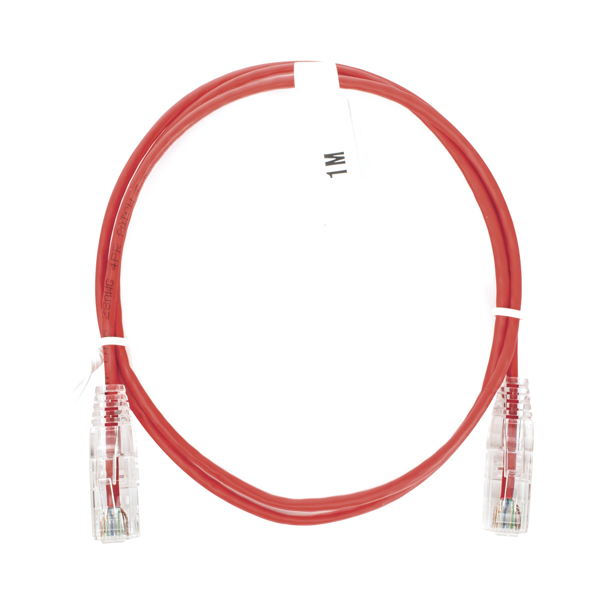 CABLE DE PARCHEO SLIM UTP CAT6 - 1 METRO, ROJO, DIÁMETRO REDUCIDO (28 AWG)-Patch Cords-LINKEDPRO BY EPCOM-Bsai Seguridad & Controles