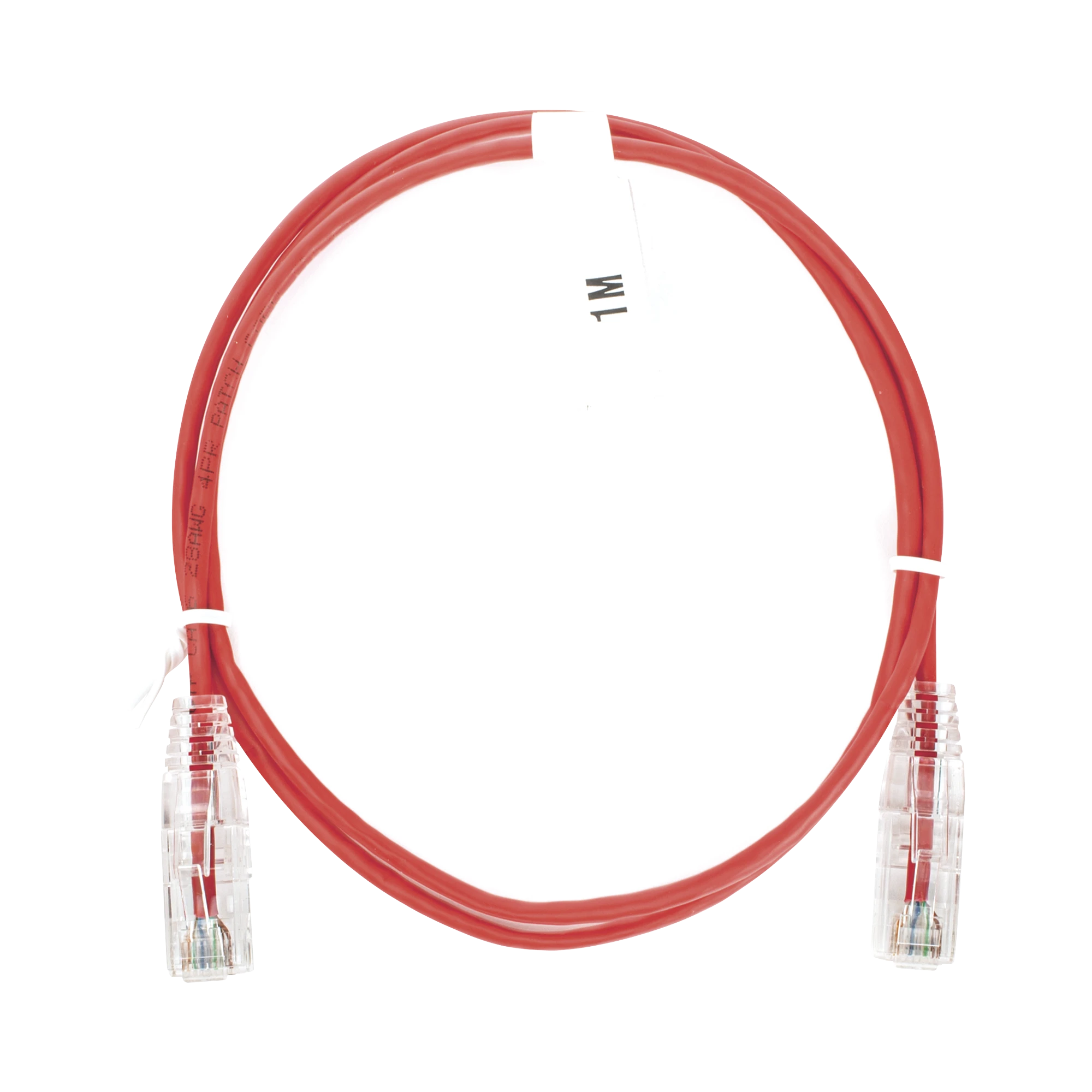 CABLE DE PARCHEO SLIM UTP CAT6 - 1 METRO, ROJO, DIÁMETRO REDUCIDO (28 AWG)-Patch Cords-LINKEDPRO BY EPCOM-Bsai Seguridad & Controles