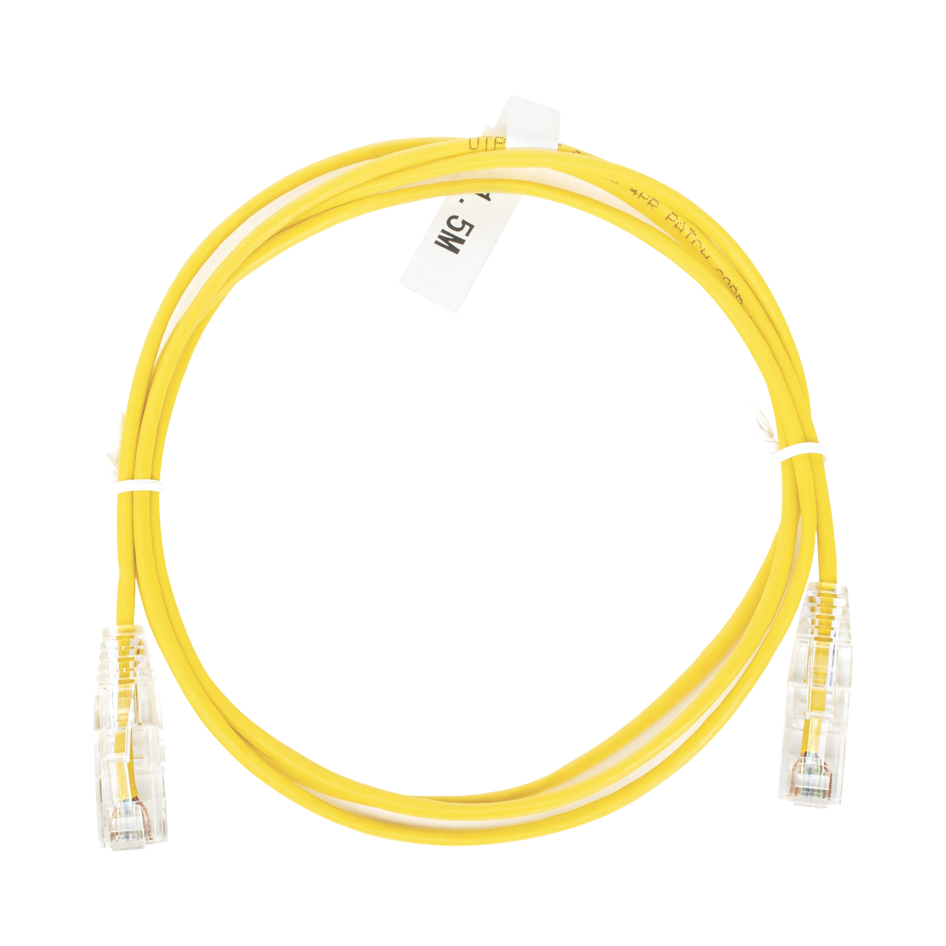 CABLE DE PARCHEO SLIM UTP CAT6 - 1.5 M AMARILLO DIÁMETRO REDUCIDO (28 AWG)-Patch Cords-LINKEDPRO BY EPCOM-Bsai Seguridad & Controles