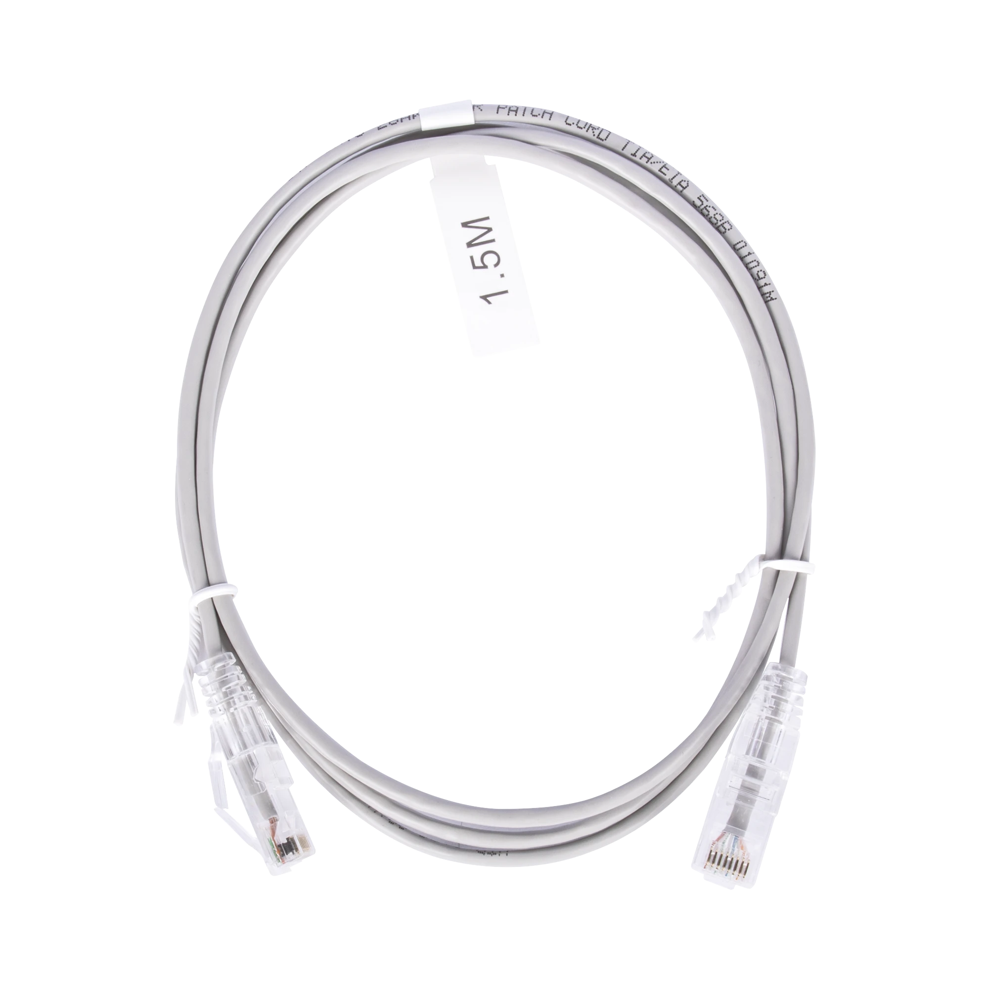 CABLE DE PARCHEO SLIM UTP CAT6 - 1.5 M GRIS DIÁMETRO REDUCIDO (28 AWG)-Patch Cords-LINKEDPRO BY EPCOM-Bsai Seguridad & Controles