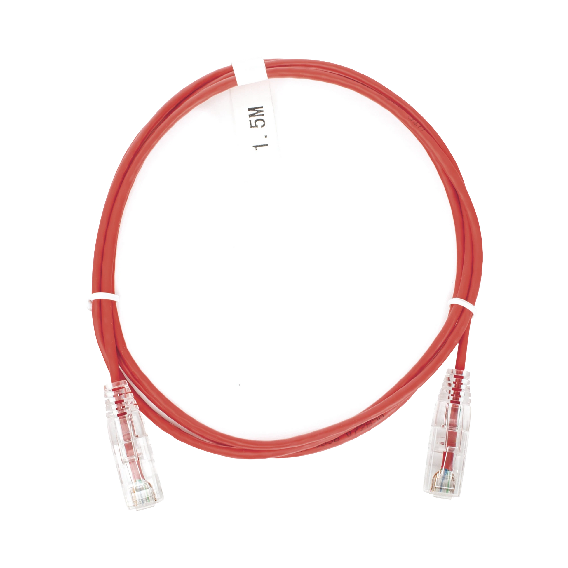 CABLE DE PARCHEO SLIM UTP CAT6 - 1.5 M ROJO DIÁMETRO REDUCIDO (28 AWG)-Patch Cords-LINKEDPRO BY EPCOM-Bsai Seguridad & Controles