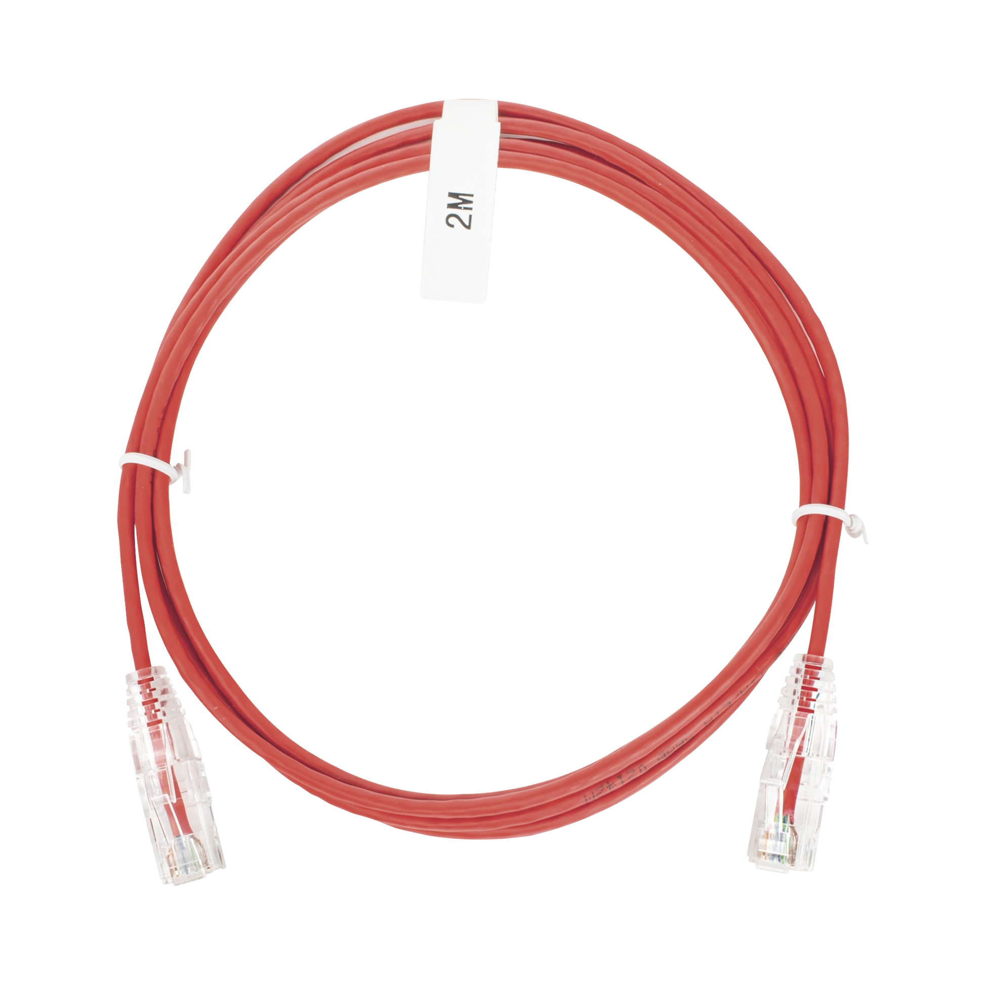 CABLE DE PARCHEO SLIM UTP CAT6 - 2 M ROJO DIÁMETRO REDUCIDO (28 AWG)-Patch Cords-LINKEDPRO BY EPCOM-Bsai Seguridad & Controles