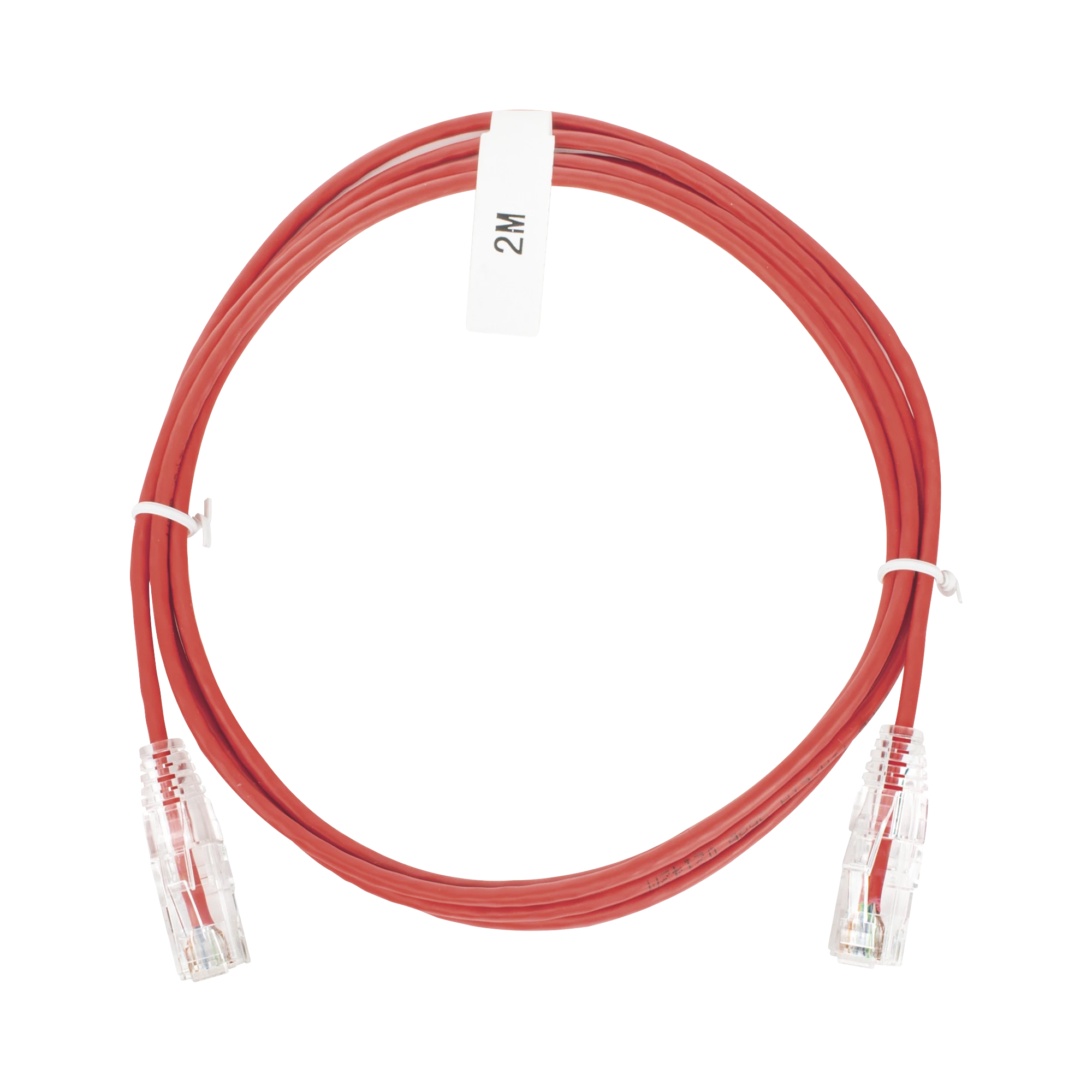 CABLE DE PARCHEO SLIM UTP CAT6 - 2 M ROJO DIÁMETRO REDUCIDO (28 AWG)-Patch Cords-LINKEDPRO BY EPCOM-Bsai Seguridad & Controles