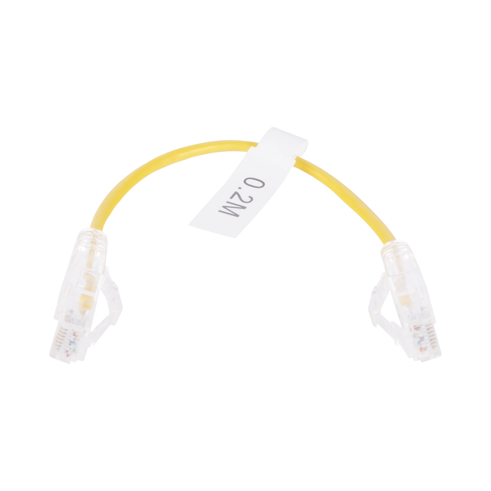 CABLE DE PARCHEO SLIM UTP CAT6 - 20 CM AMARILLO DIÁMETRO REDUCIDO (28 AWG)-Patch Cords-LINKEDPRO BY EPCOM-Bsai Seguridad & Controles