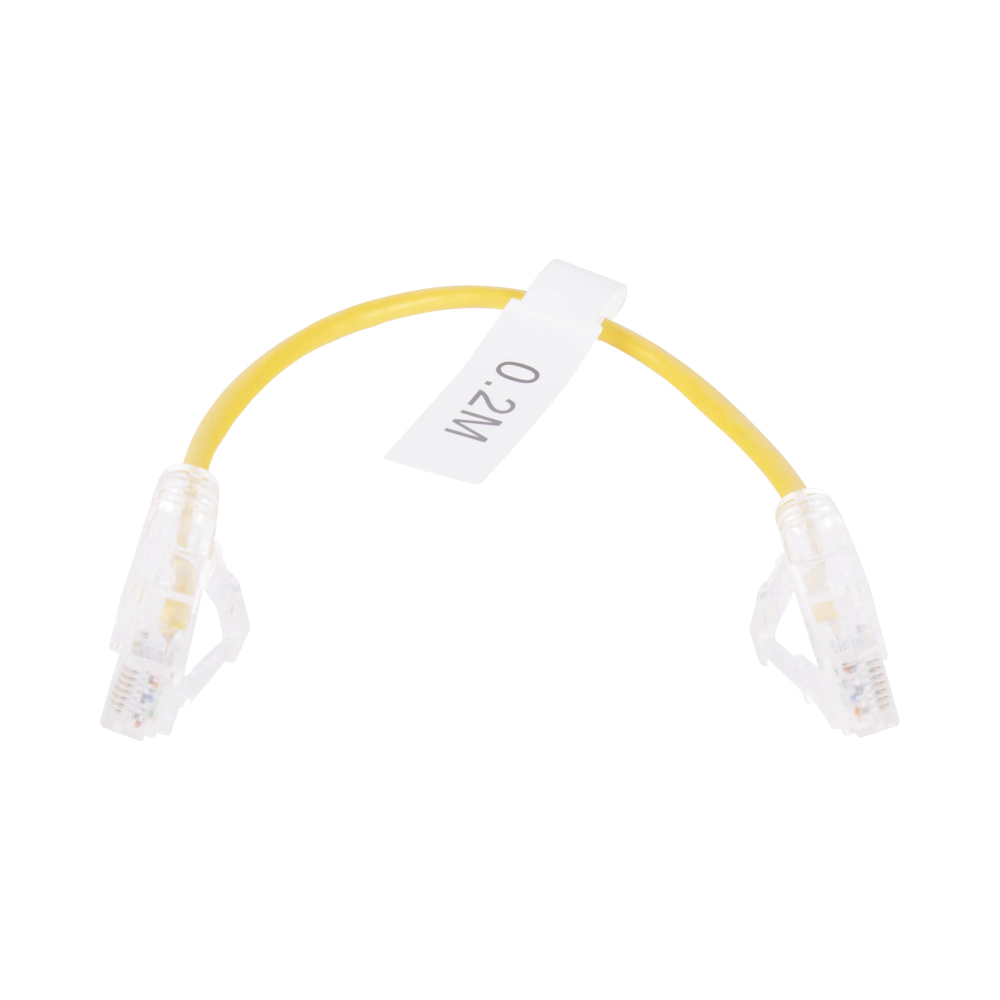 CABLE DE PARCHEO SLIM UTP CAT6 - 20 CM AMARILLO DIÁMETRO REDUCIDO (28 AWG)-Patch Cords-LINKEDPRO BY EPCOM-Bsai Seguridad & Controles