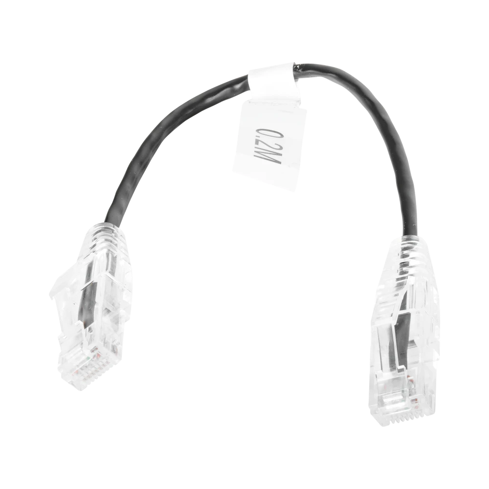 CABLE DE PARCHEO SLIM UTP CAT6 - 20 CM NEGRO DIÁMETRO REDUCIDO (28 AWG)-Patch Cords-LINKEDPRO BY EPCOM-Bsai Seguridad & Controles