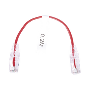 CABLE DE PARCHEO SLIM UTP CAT6 - 20 CM ROJO DIÁMETRO REDUCIDO (28 AWG)-Patch Cords-LINKEDPRO BY EPCOM-Bsai Seguridad & Controles