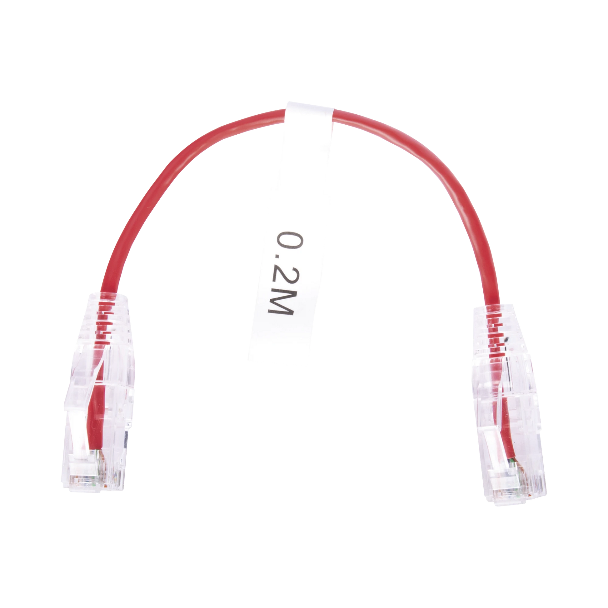 CABLE DE PARCHEO SLIM UTP CAT6 - 20 CM ROJO DIÁMETRO REDUCIDO (28 AWG)-Patch Cords-LINKEDPRO BY EPCOM-Bsai Seguridad & Controles