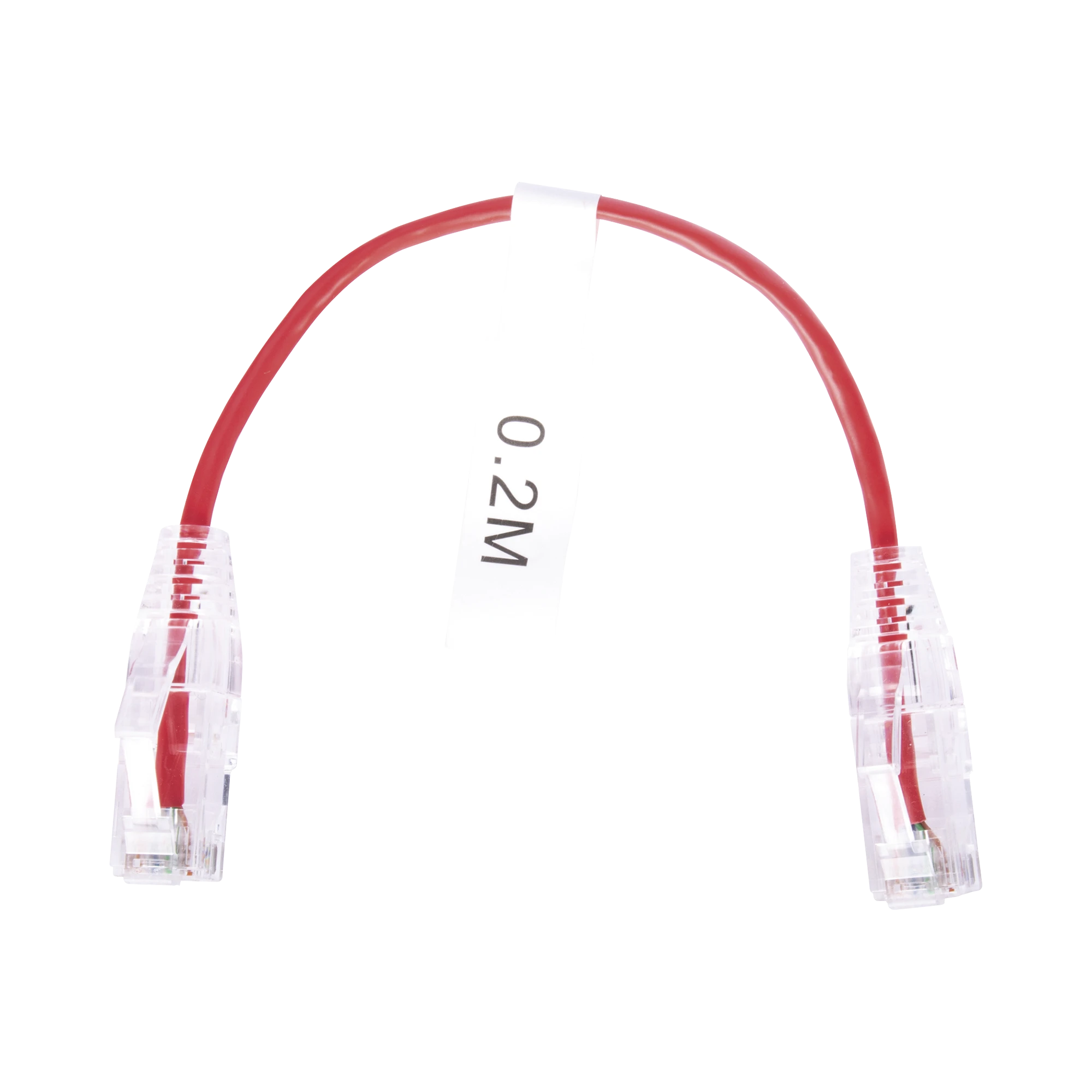 CABLE DE PARCHEO SLIM UTP CAT6 - 20 CM ROJO DIÁMETRO REDUCIDO (28 AWG)-Patch Cords-LINKEDPRO BY EPCOM-Bsai Seguridad & Controles