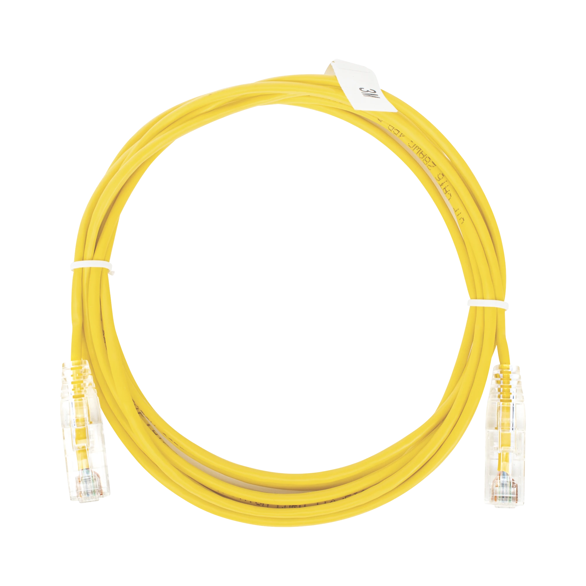 CABLE DE PARCHEO SLIM UTP CAT6 - 3 M AMARILLO DIÁMETRO REDUCIDO (28 AWG)-Patch Cords-LINKEDPRO BY EPCOM-Bsai Seguridad & Controles