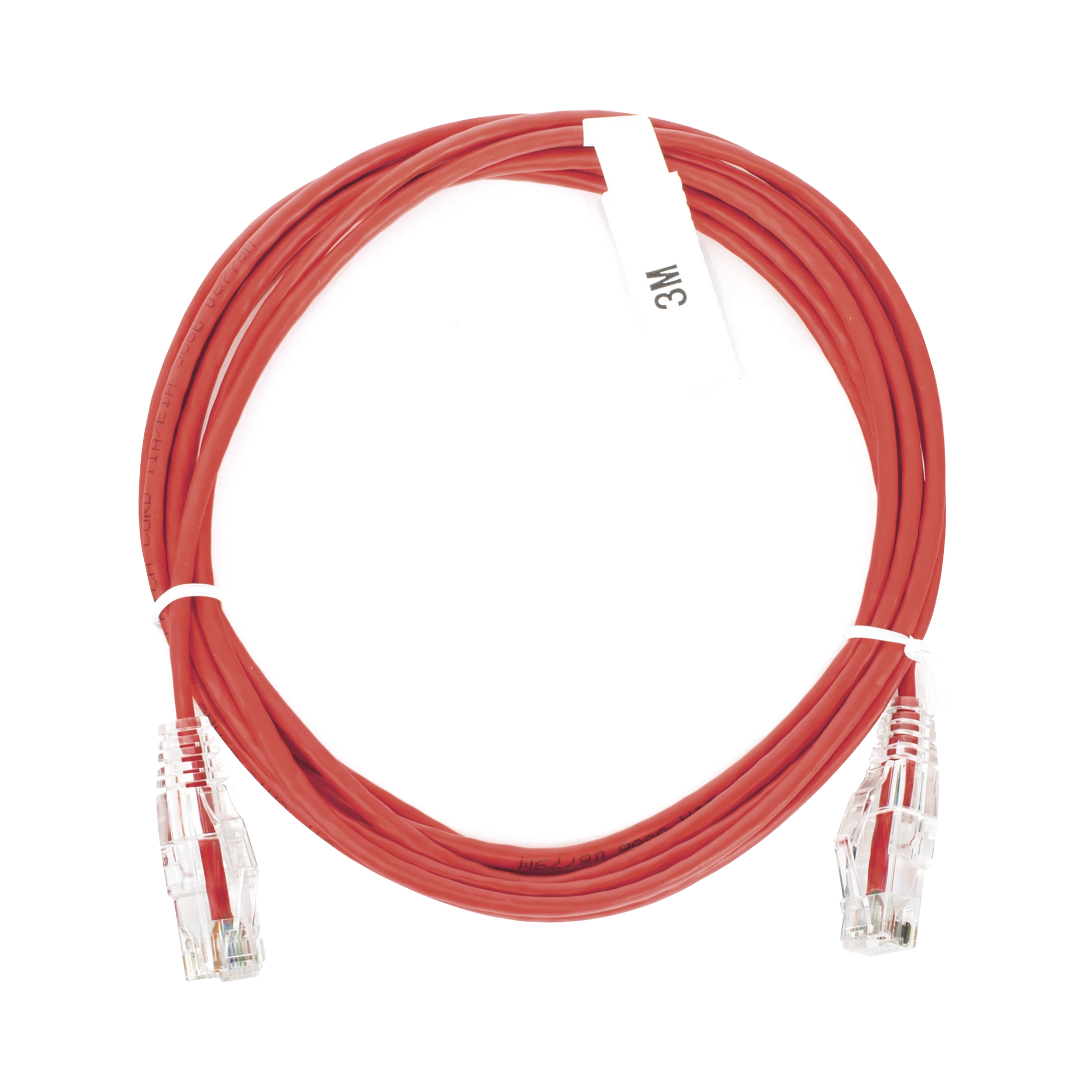 CABLE DE PARCHEO SLIM UTP CAT6 - 3 M ROJO DIÁMETRO REDUCIDO (28 AWG)-Patch Cords-LINKEDPRO BY EPCOM-Bsai Seguridad & Controles