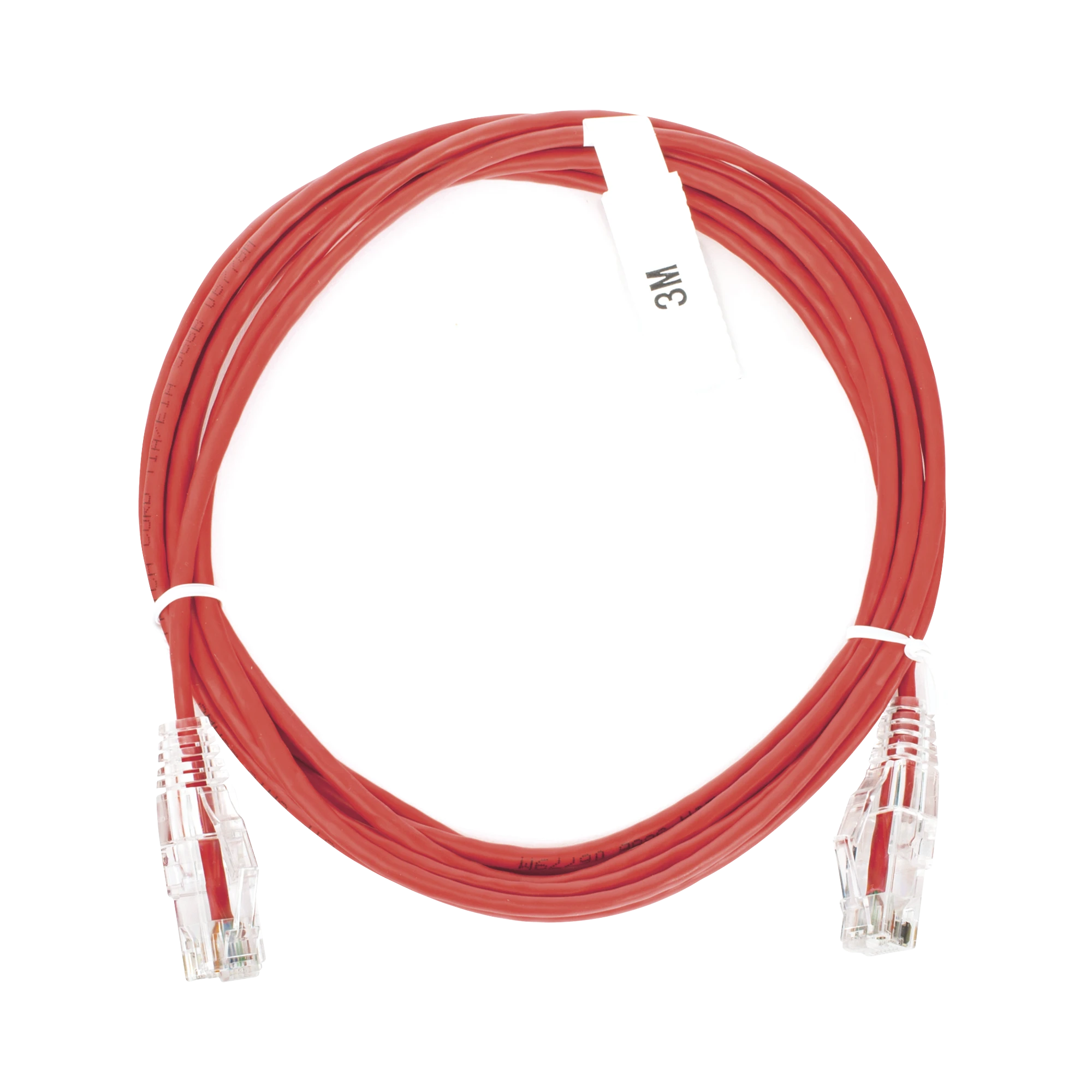 CABLE DE PARCHEO SLIM UTP CAT6 - 3 M ROJO DIÁMETRO REDUCIDO (28 AWG)-Patch Cords-LINKEDPRO BY EPCOM-Bsai Seguridad & Controles