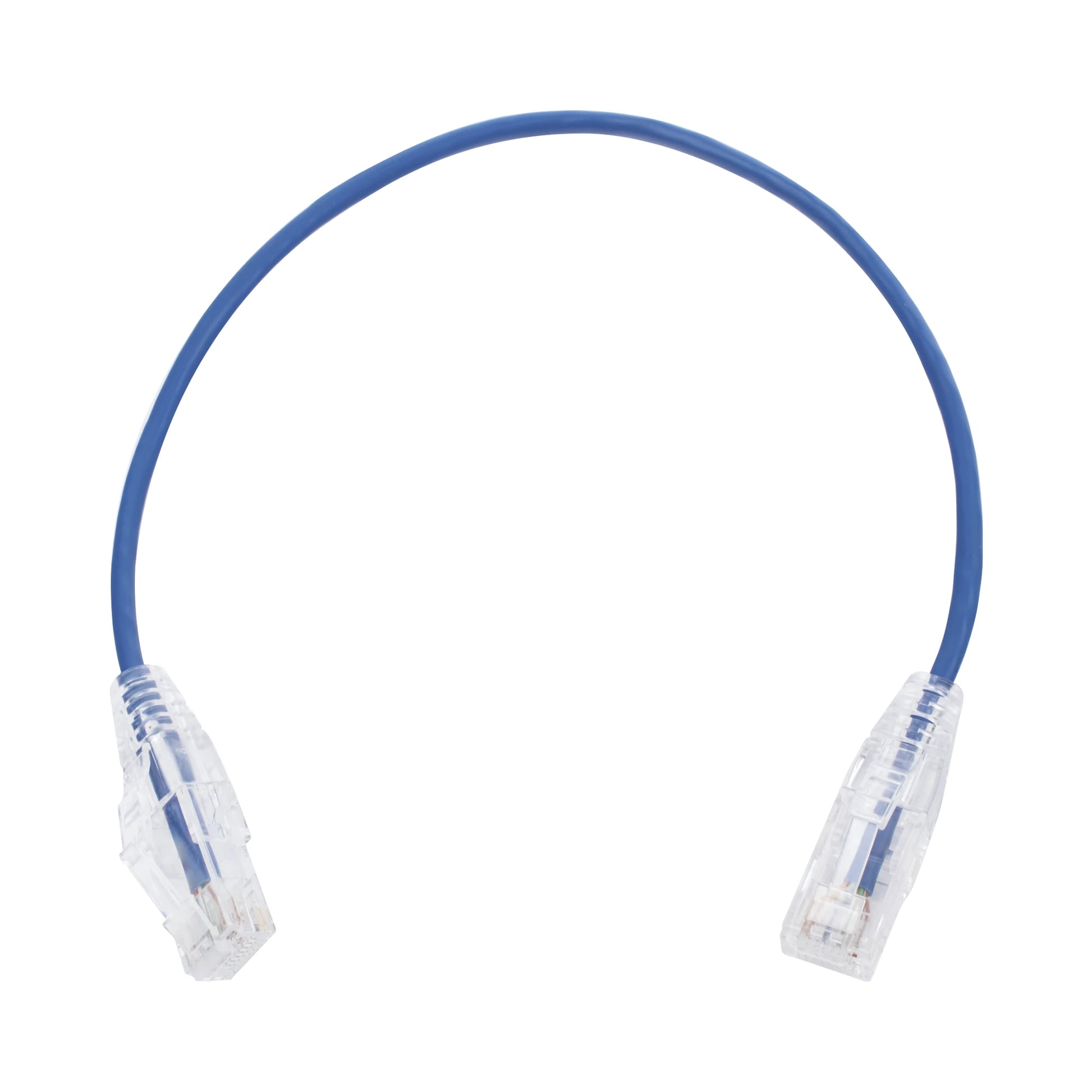 CABLE DE PARCHEO SLIM UTP CAT6 - 30 CM AZUL DIÁMETRO REDUCIDO (28 AWG)-Cableado-LINKEDPRO BY EPCOM-Bsai Seguridad & Controles