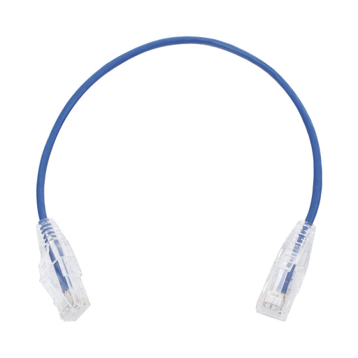 CABLE DE PARCHEO SLIM UTP CAT6 - 30 CM AZUL DIÁMETRO REDUCIDO (28 AWG)-Cableado-LINKEDPRO BY EPCOM-LP-UT6-030-BU28-Bsai Seguridad & Controles