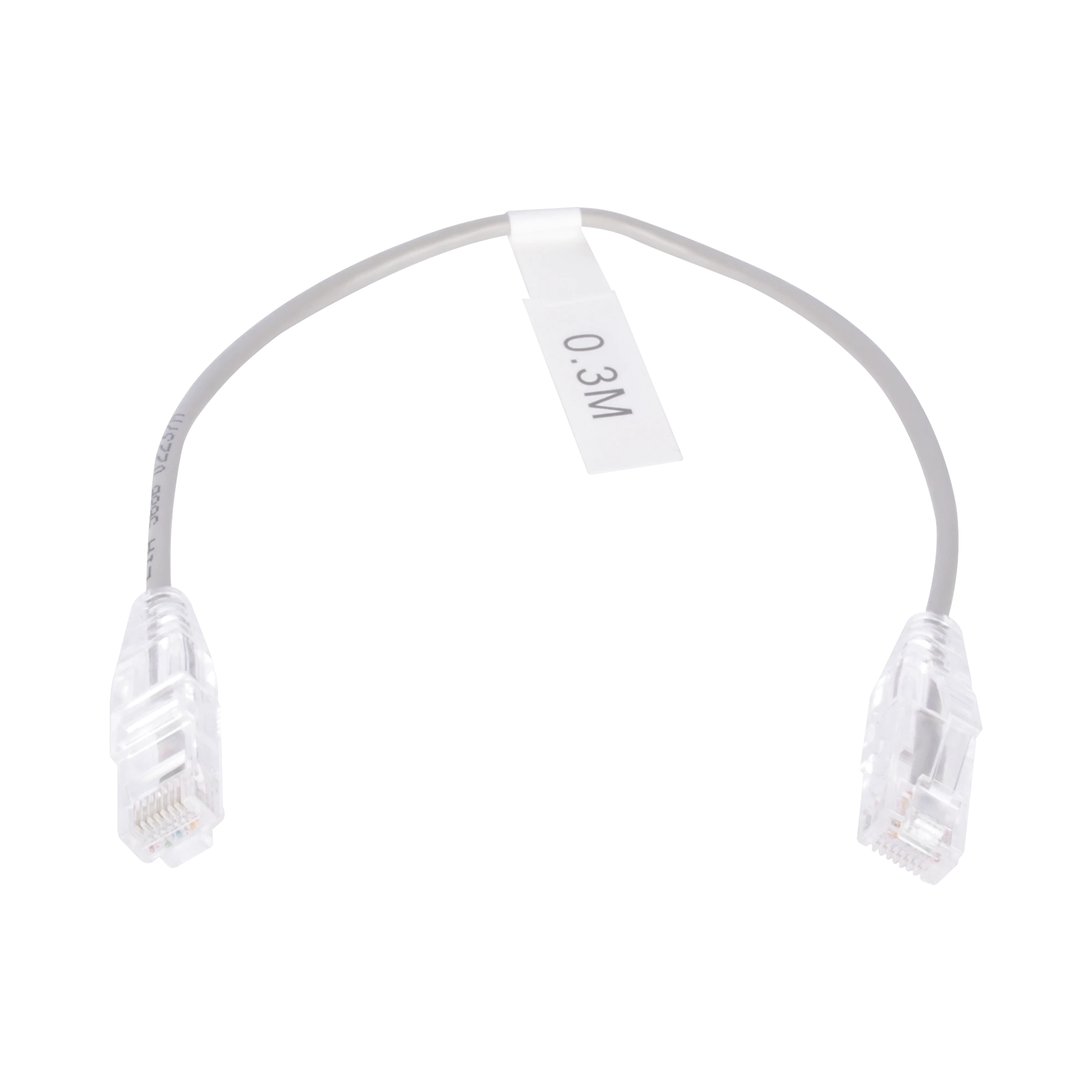 CABLE DE PARCHEO SLIM UTP CAT6 - 30 CM GRIS DIÁMETRO REDUCIDO (28 AWG)-Patch Cords-LINKEDPRO BY EPCOM-Bsai Seguridad & Controles