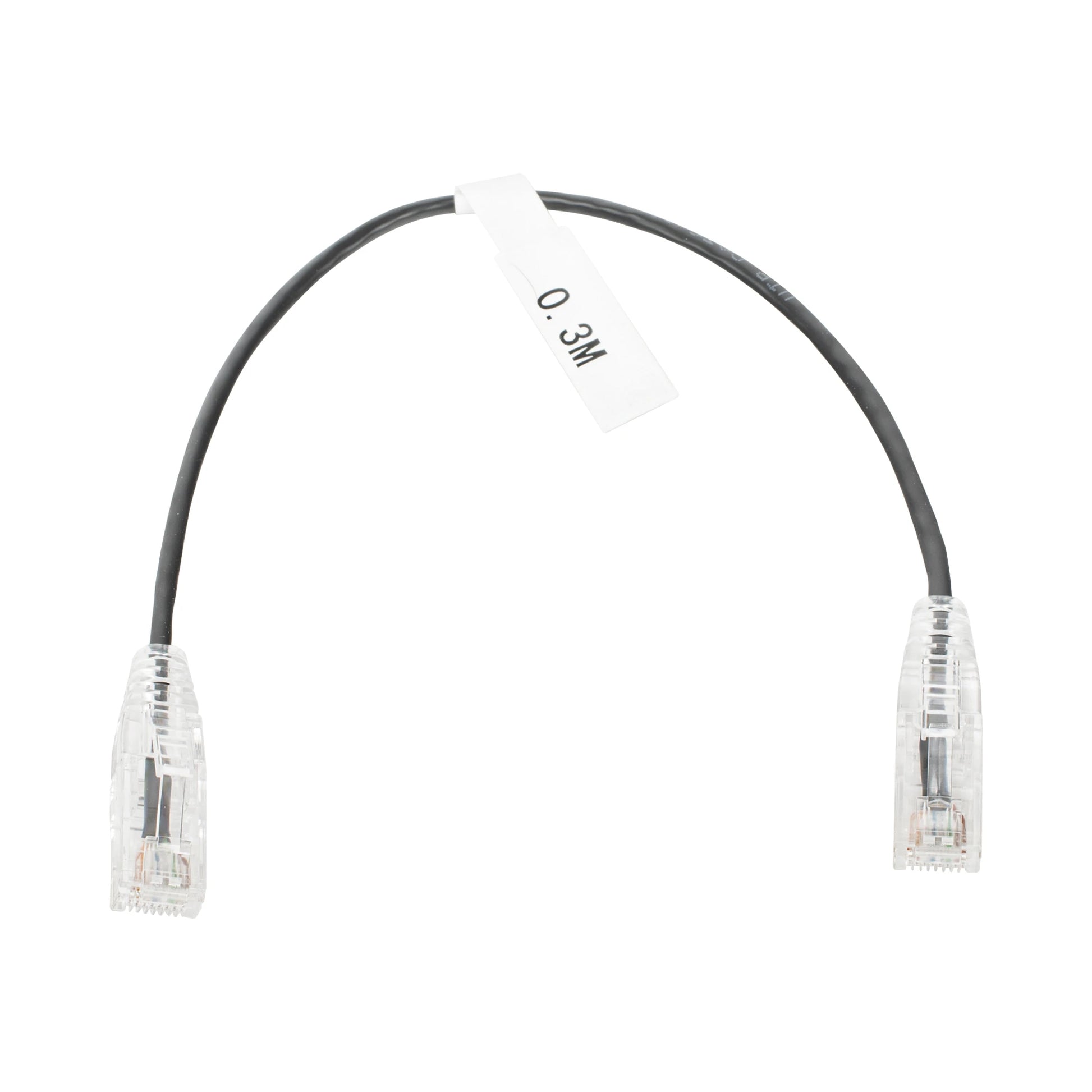 CABLE DE PARCHEO SLIM UTP CAT6 - 30 CM NEGRO DIÁMETRO REDUCIDO (28 AWG)-Patch Cords-LINKEDPRO BY EPCOM-Bsai Seguridad & Controles