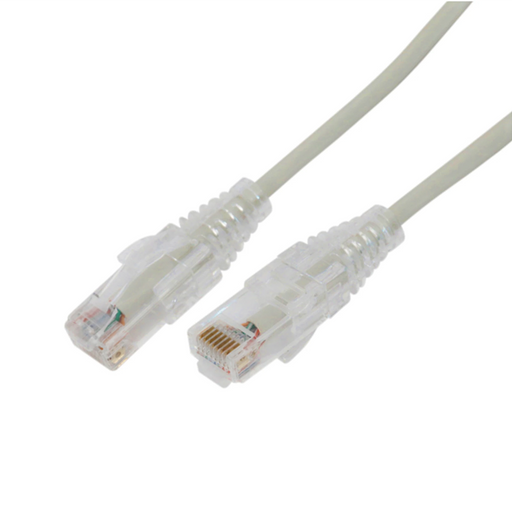 CABLE DE PARCHEO SLIM UTP CAT6A - 0.5 M GRIS, DIÁMETRO REDUCIDO (28 AWG)-Cableado-LINKEDPRO BY EPCOM-LP-UT6A-05-GY28-Bsai Seguridad & Controles