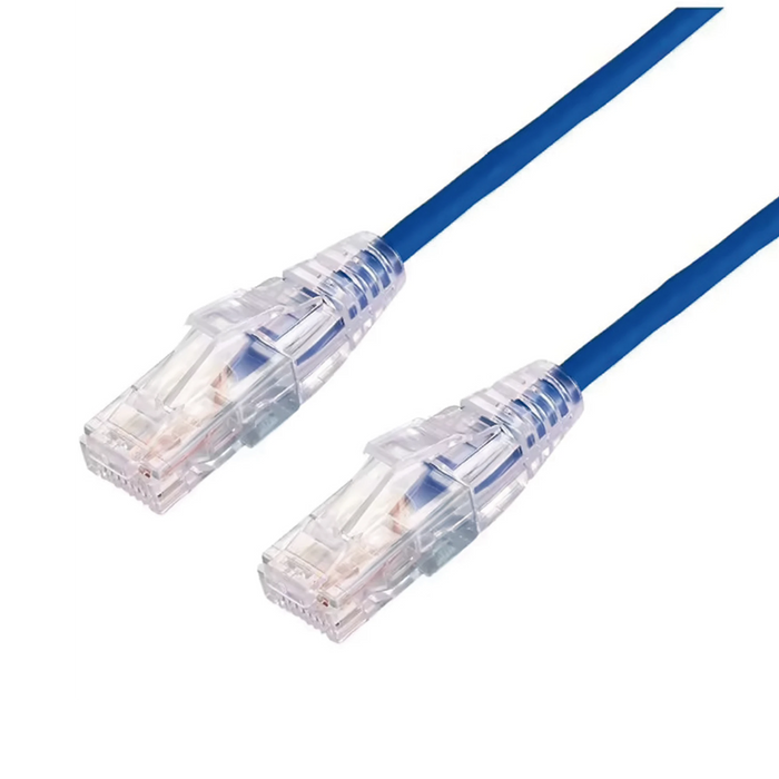 CABLE DE PARCHEO SLIM UTP CAT6A - 1 M AZUL, DIÁMETRO REDUCIDO (28 AWG)-Cableado-LINKEDPRO BY EPCOM-LP-UT6A-100-BU28-Bsai Seguridad & Controles