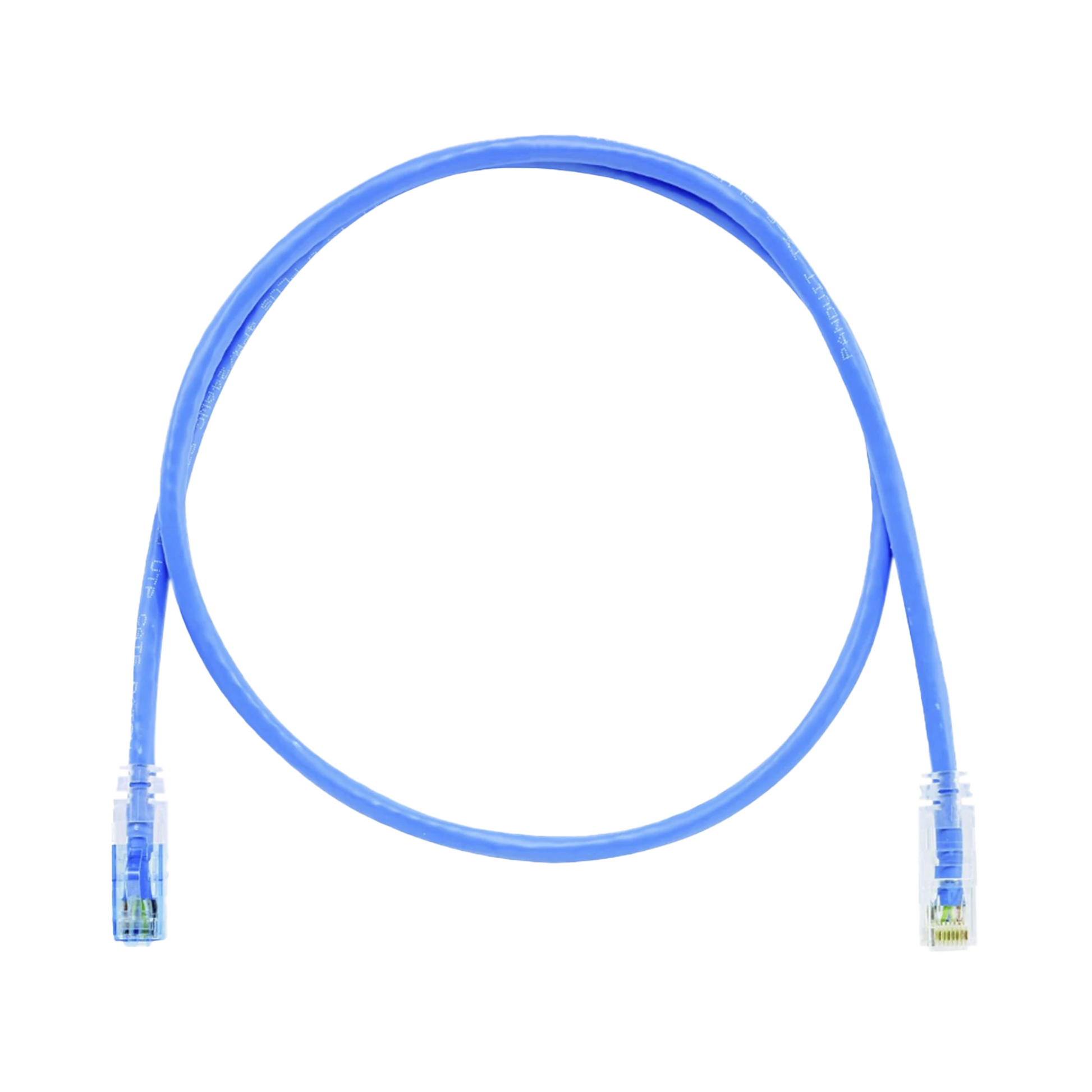 CABLE DE PARCHEO TX6, UTP CAT6, 24 AWG, CM, COLOR AZUL, 7FT-Cableado-PANDUIT-Bsai Seguridad & Controles