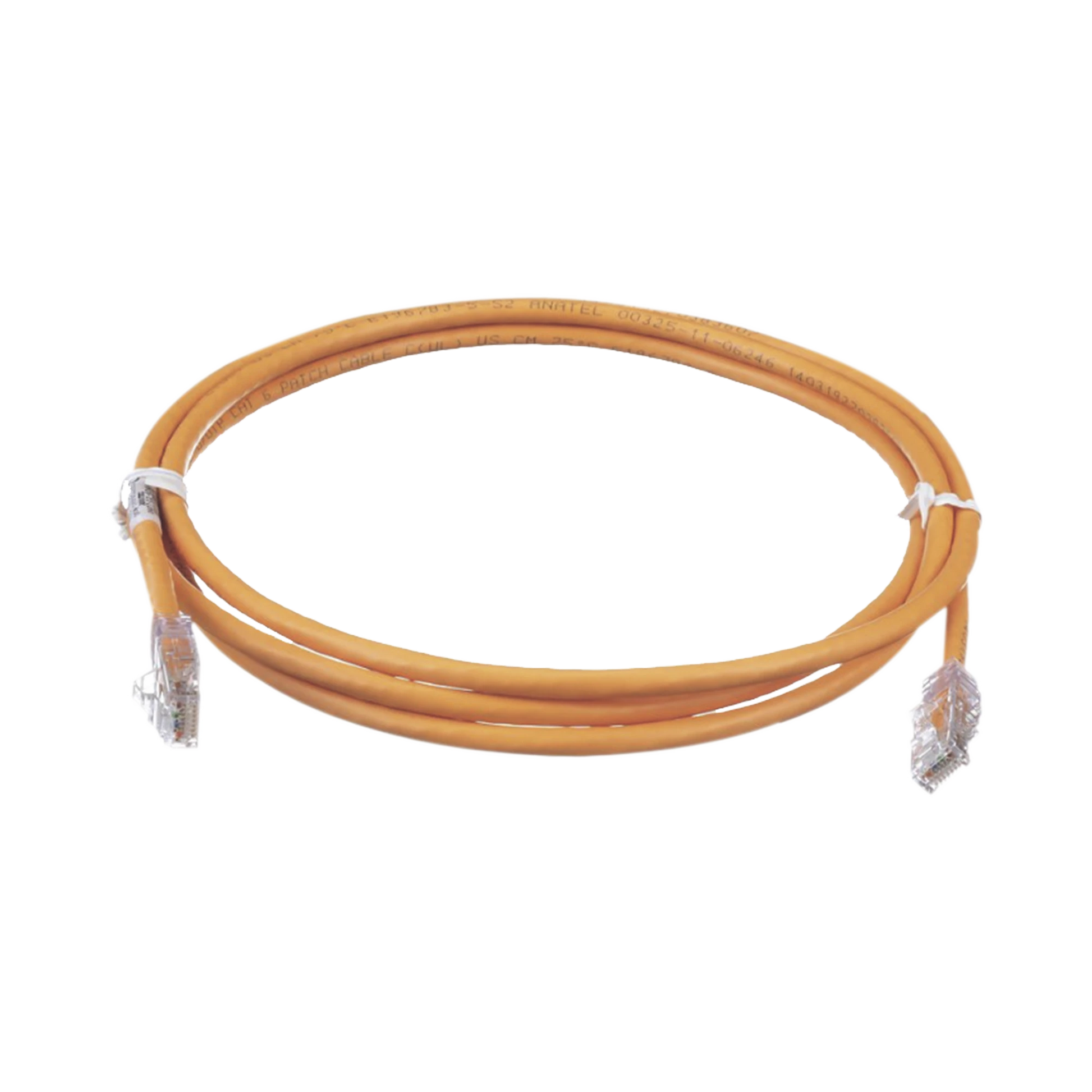 CABLE DE PARCHEO TX6, UTP CAT6, 24 AWG, CM, COLOR NARANJA, 5 FT-Cableado de Cobre-PANDUIT-Bsai Seguridad & Controles
