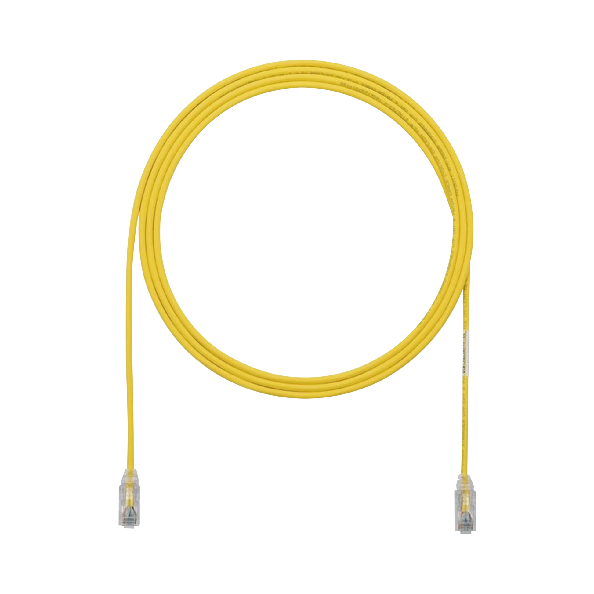 CABLE DE PARCHEO TX6, UTP CAT6, DIÁMETRO REDUCIDO (28AWG), COLOR AMARILLO, 7FT-Patch Cords-PANDUIT-Bsai Seguridad & Controles