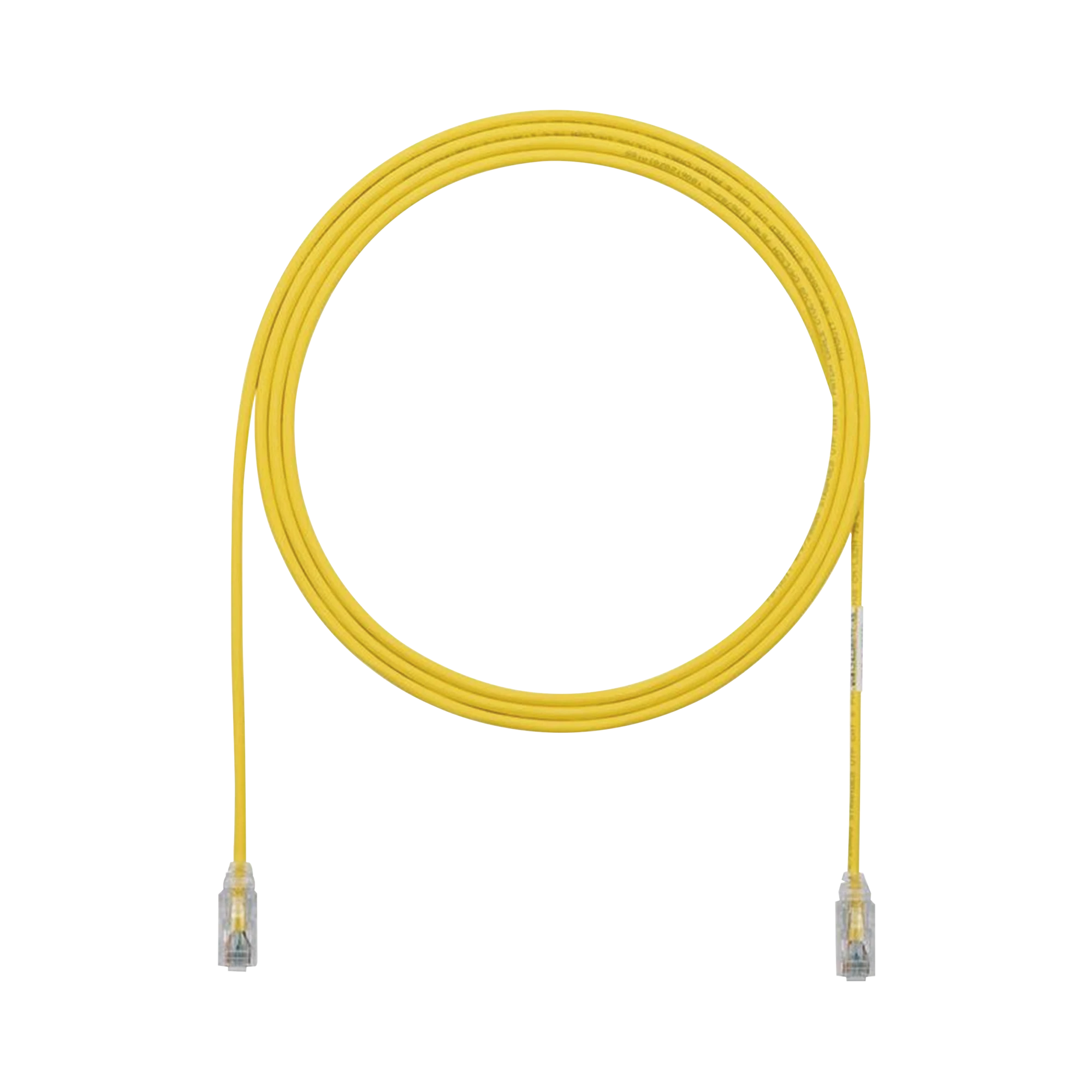 CABLE DE PARCHEO TX6, UTP CAT6, DIÁMETRO REDUCIDO (28AWG), COLOR AMARILLO, 7FT-Patch Cords-PANDUIT-Bsai Seguridad & Controles