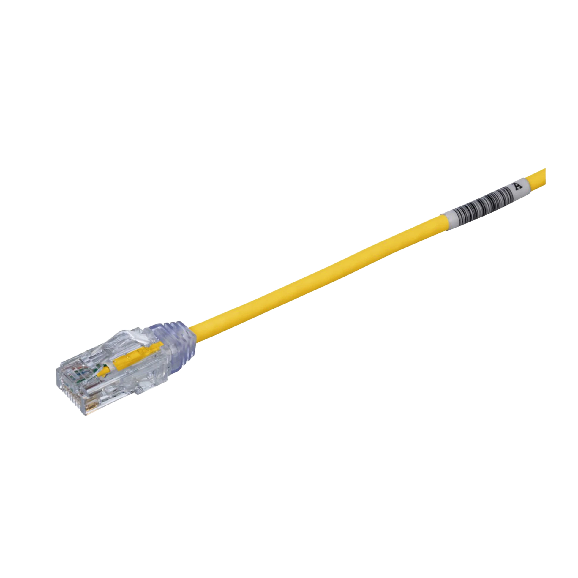 CABLE DE PARCHEO TX6, UTP CAT6, DIÁMETRO REDUCIDO (28AWG), COLOR AMARILLO, 8IN (20.2CM)-Cableado de Cobre-PANDUIT-Bsai Seguridad & Controles