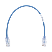 CABLE DE PARCHEO TX6, UTP CAT6, DIÁMETRO REDUCIDO (28AWG), COLOR AZUL, 1FT-Patch Cords-PANDUIT-Bsai Seguridad & Controles