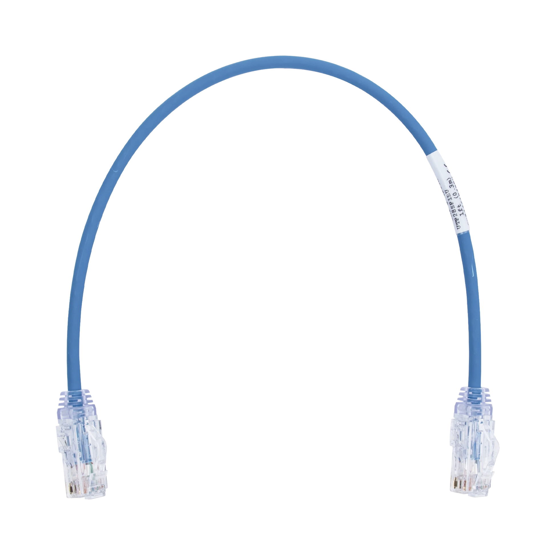 CABLE DE PARCHEO TX6, UTP CAT6, DIÁMETRO REDUCIDO (28AWG), COLOR AZUL, 1FT-Patch Cords-PANDUIT-Bsai Seguridad & Controles