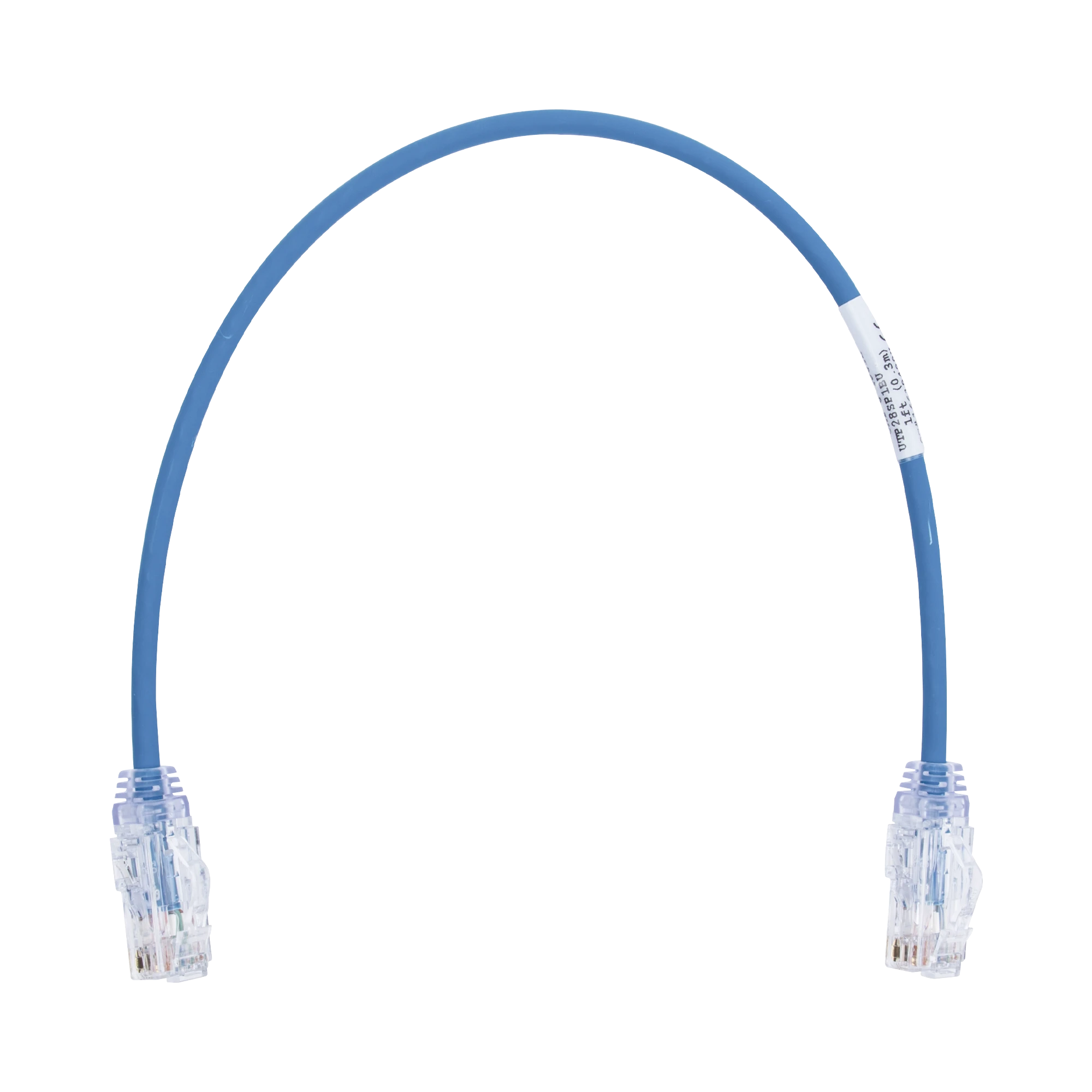 CABLE DE PARCHEO TX6, UTP CAT6, DIÁMETRO REDUCIDO (28AWG), COLOR AZUL, 1FT-Patch Cords-PANDUIT-Bsai Seguridad & Controles