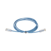 CABLE DE PARCHEO TX6, UTP CAT6, DIÁMETRO REDUCIDO (28AWG), COLOR AZUL, 24FT-Cableado-PANDUIT-Bsai Seguridad & Controles