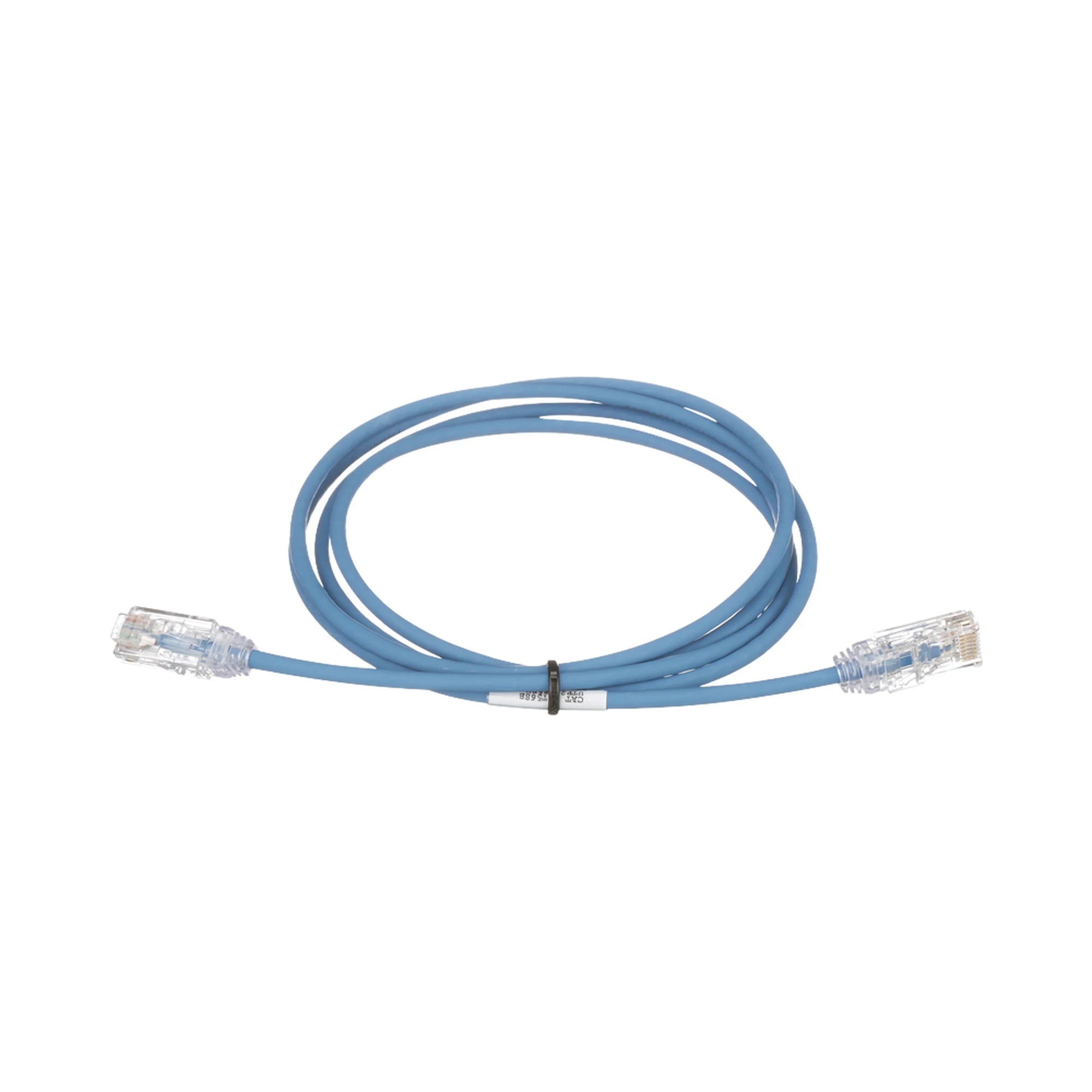 CABLE DE PARCHEO TX6, UTP CAT6, DIÁMETRO REDUCIDO (28AWG), COLOR AZUL, 24FT-Cableado-PANDUIT-Bsai Seguridad & Controles