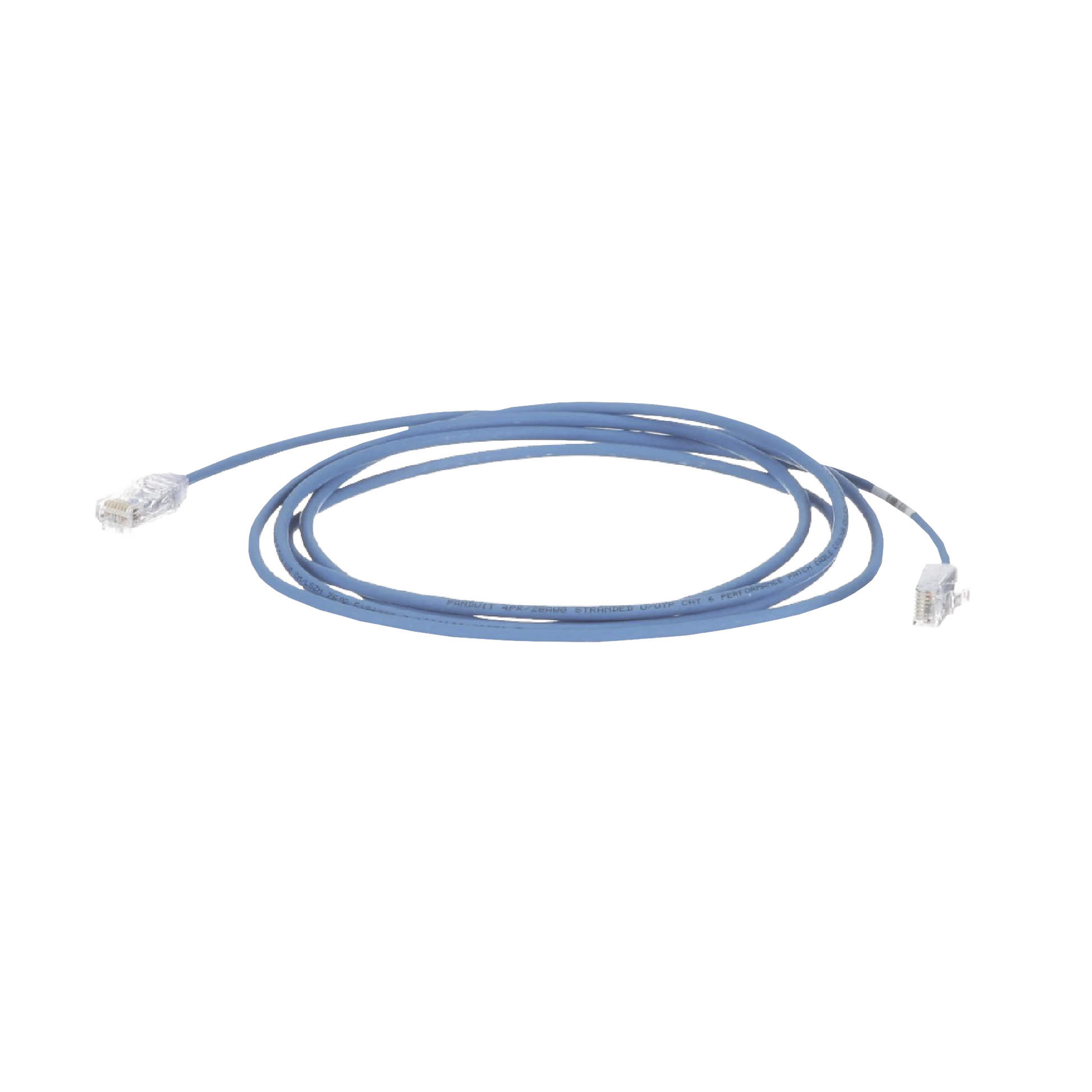 CABLE DE PARCHEO TX6, UTP CAT6, DIÁMETRO REDUCIDO (28AWG), COLOR AZUL, 43FT-Cableado-PANDUIT-Bsai Seguridad & Controles