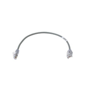CABLE DE PARCHEO TX6, UTP CAT6, DIÁMETRO REDUCIDO (28AWG), COLOR GRIS, 1FT-Cableado-PANDUIT-Bsai Seguridad & Controles