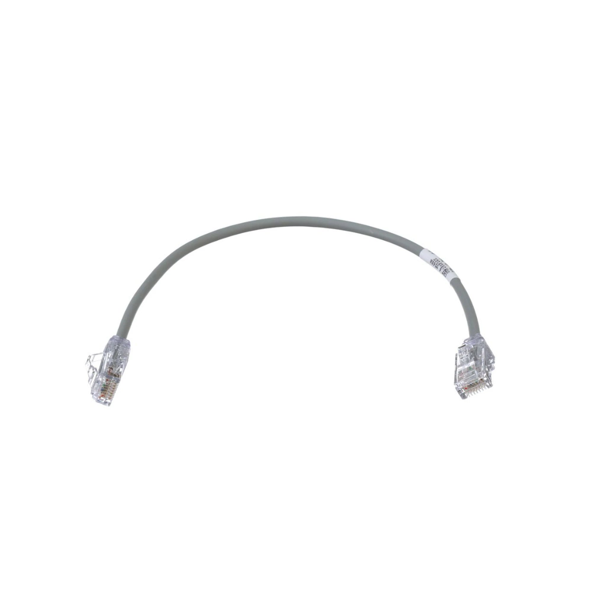 CABLE DE PARCHEO TX6, UTP CAT6, DIÁMETRO REDUCIDO (28AWG), COLOR GRIS, 1FT-Cableado-PANDUIT-Bsai Seguridad & Controles