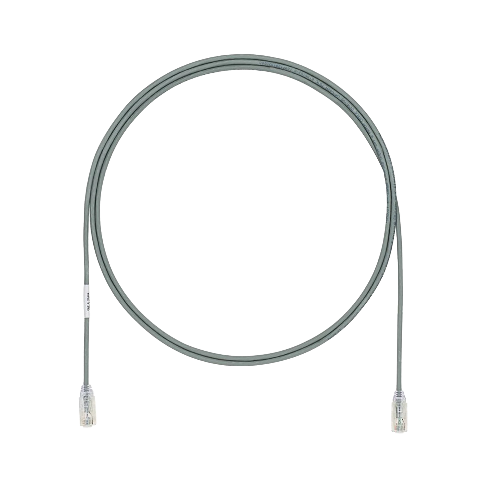CABLE DE PARCHEO TX6, UTP CAT6, DIÁMETRO REDUCIDO (28AWG), COLOR GRIS, 5FT-Cableado de Cobre-PANDUIT-Bsai Seguridad & Controles