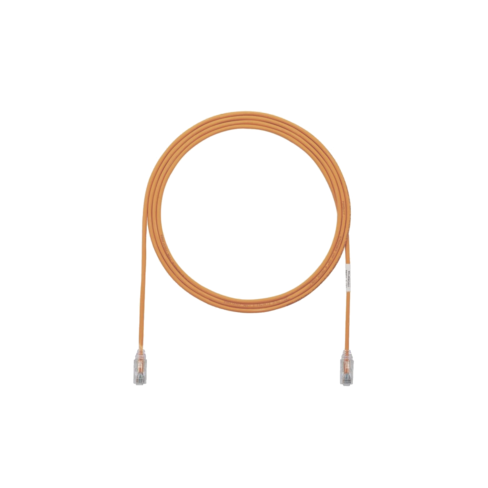 CABLE DE PARCHEO TX6, UTP CAT6, DIÁMETRO REDUCIDO (28AWG), COLOR NARANJA, 3FT-Cableado-PANDUIT-Bsai Seguridad & Controles