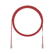 CABLE DE PARCHEO TX6, UTP CAT6, DIÁMETRO REDUCIDO (28AWG), COLOR ROJO, 1FT-Patch Cords-PANDUIT-Bsai Seguridad & Controles