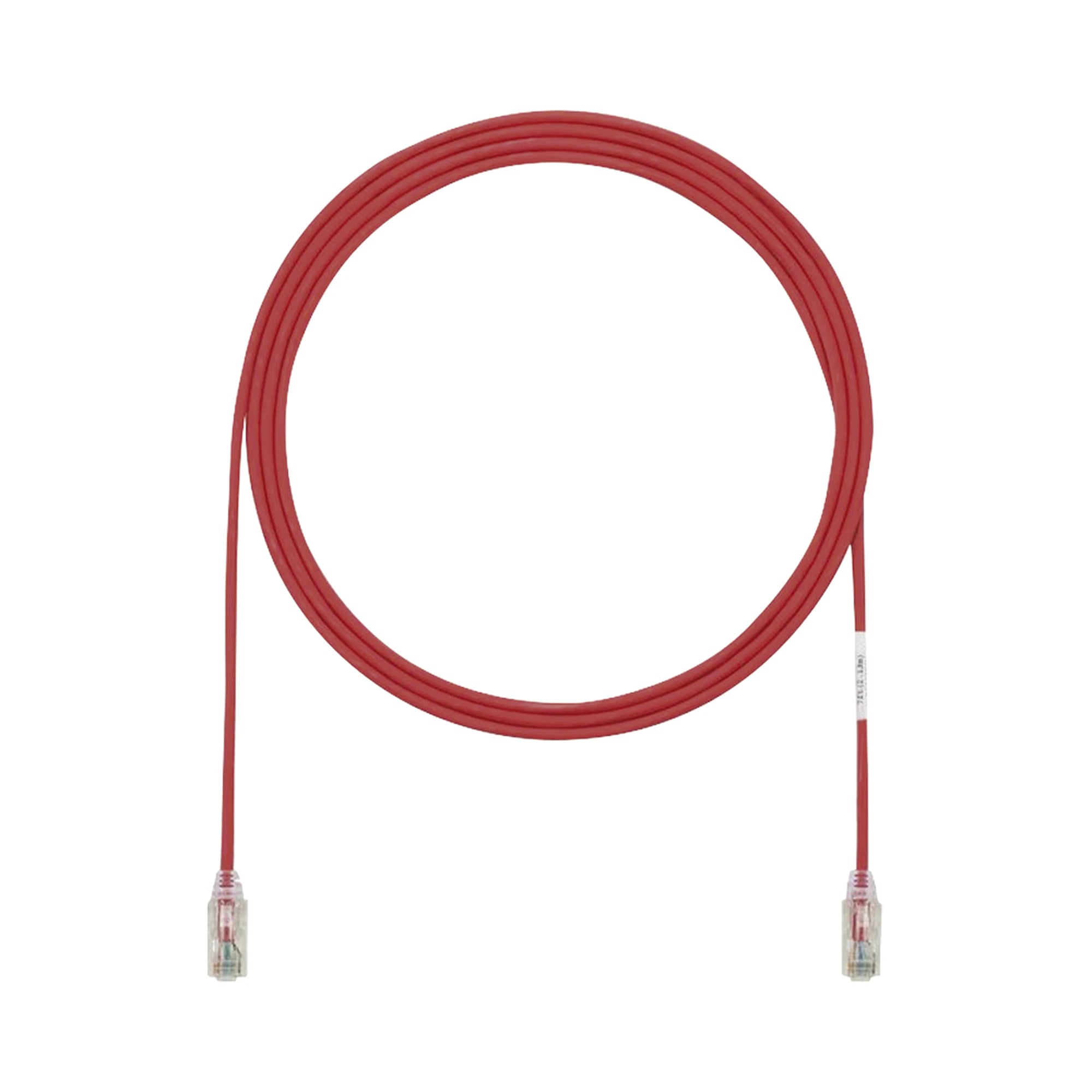 CABLE DE PARCHEO TX6, UTP CAT6, DIÁMETRO REDUCIDO (28AWG), COLOR ROJO, 1FT-Patch Cords-PANDUIT-Bsai Seguridad & Controles